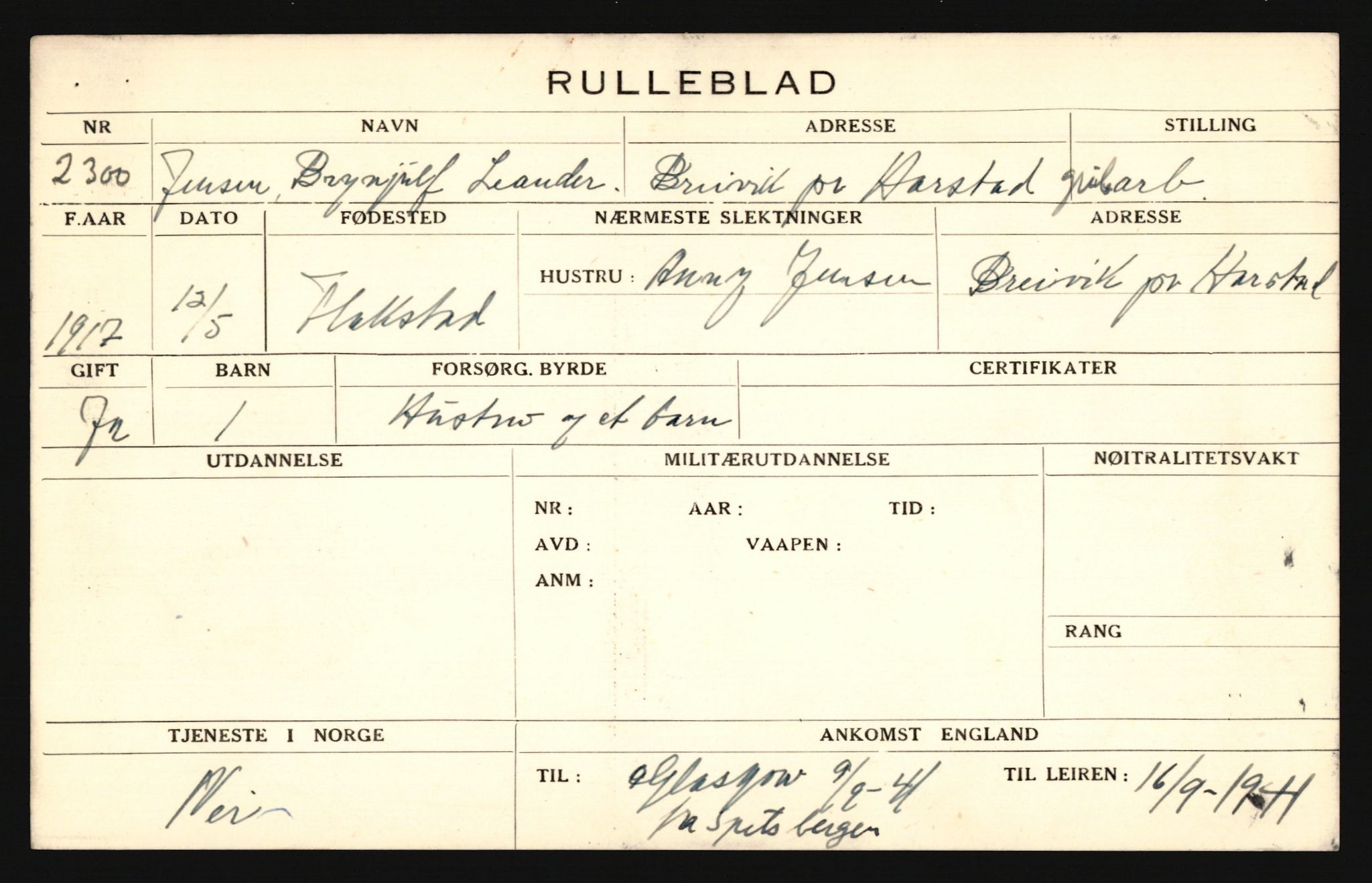 Forsvaret, Troms infanteriregiment nr. 16, AV/RA-RAFA-3146/P/Pa/L0022: Rulleblad for regimentets menige mannskaper, årsklasse 1938, 1938, s. 659