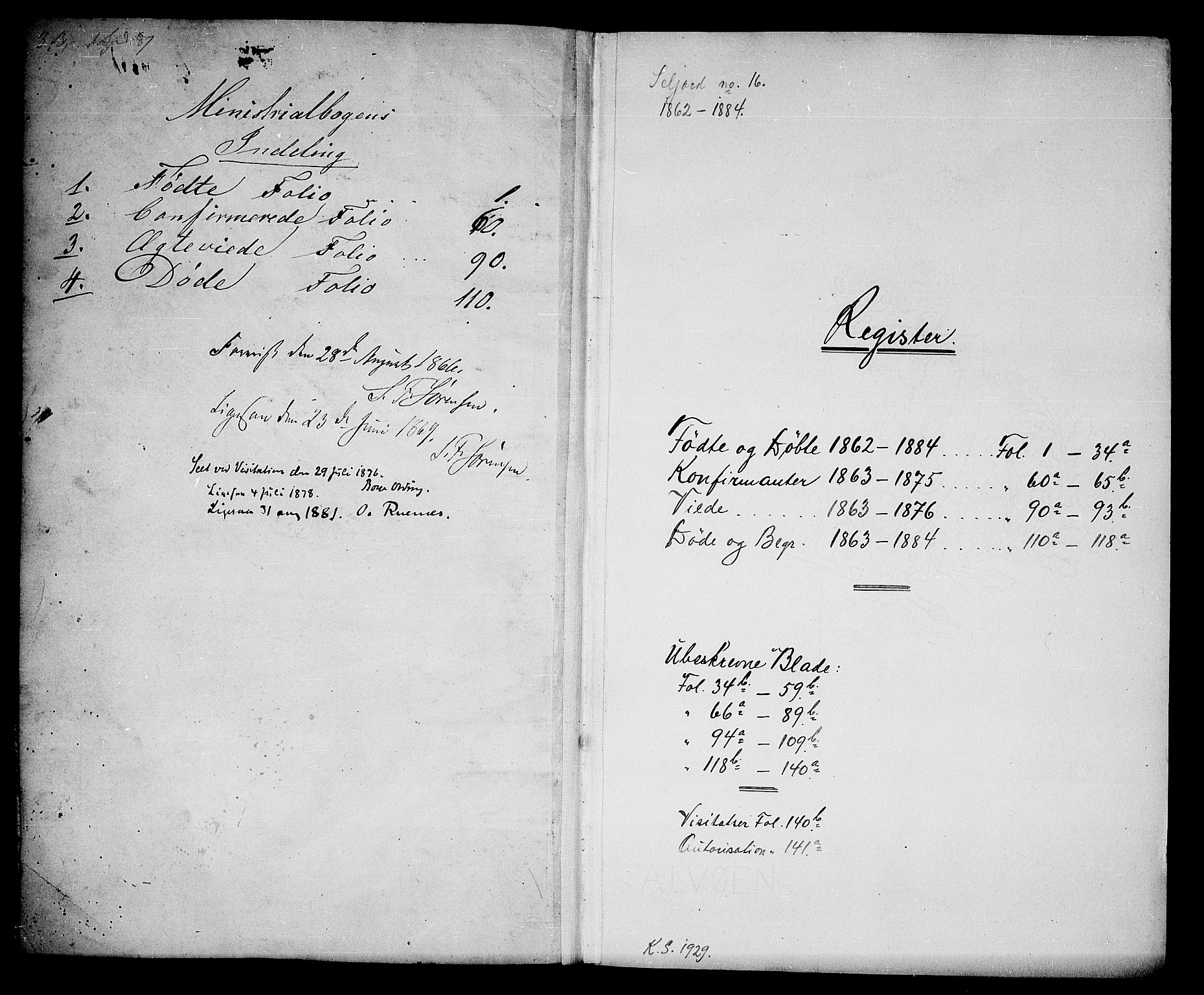 Seljord kirkebøker, SAKO/A-20/G/Gb/L0003: Klokkerbok nr. II 3, 1863-1884