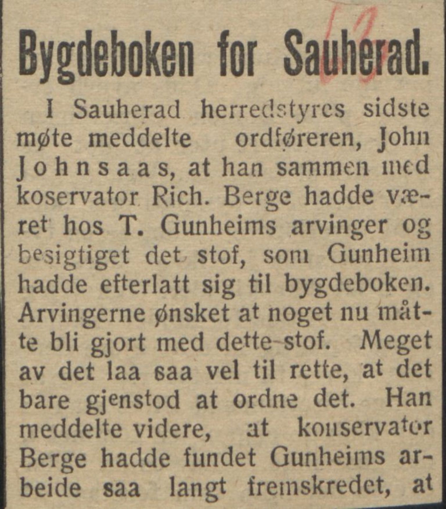 Rikard Berge, TEMU/TGM-A-1003/F/L0017/0011: 551-599 / 561 Ymse oppskriftar + brev til Berge, 1910-1950, s. 63