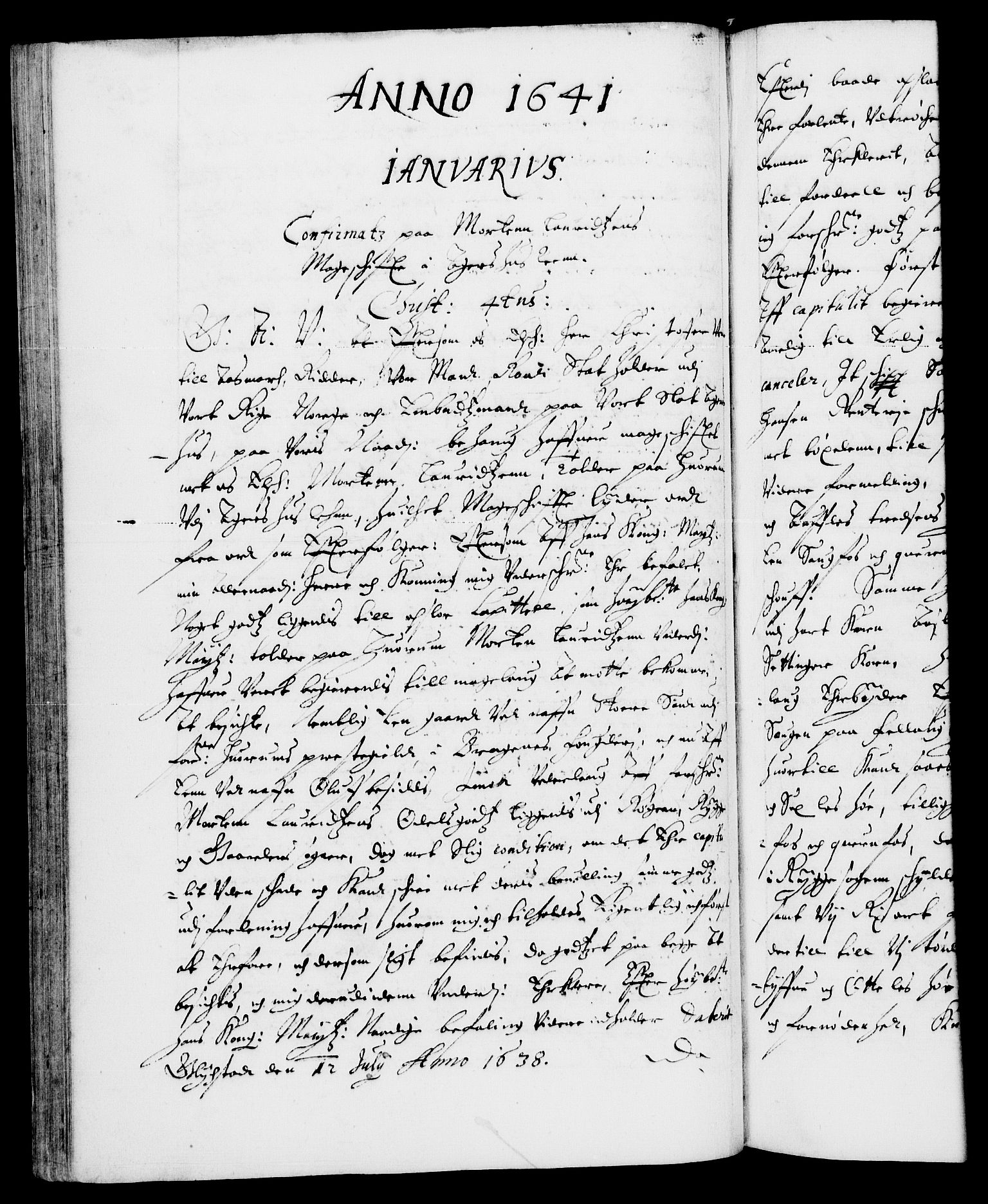 Danske Kanselli 1572-1799, RA/EA-3023/F/Fc/Fca/Fcaa/L0006: Norske registre (mikrofilm), 1637-1642, s. 279b