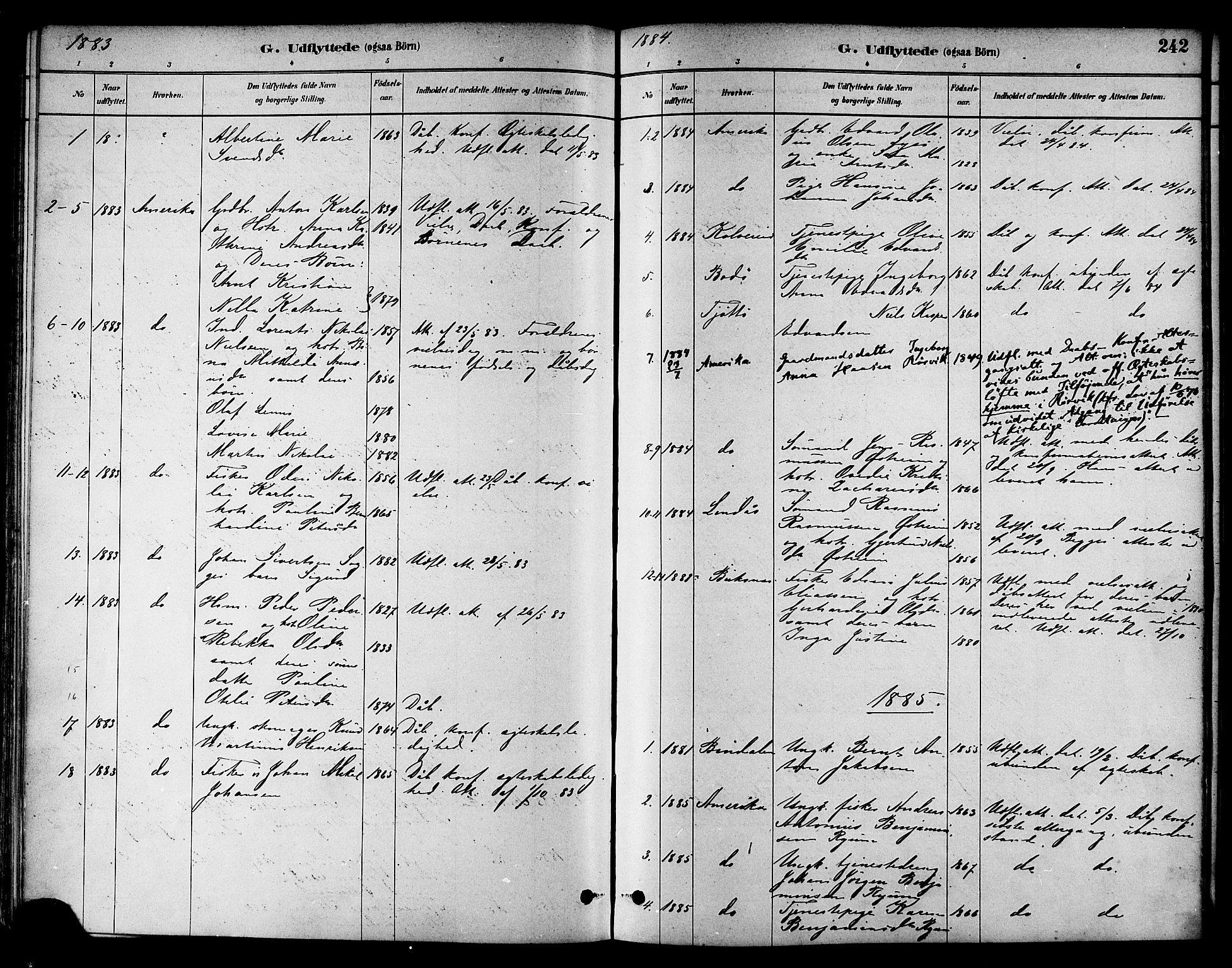 Ministerialprotokoller, klokkerbøker og fødselsregistre - Nord-Trøndelag, SAT/A-1458/786/L0686: Ministerialbok nr. 786A02, 1880-1887, s. 242