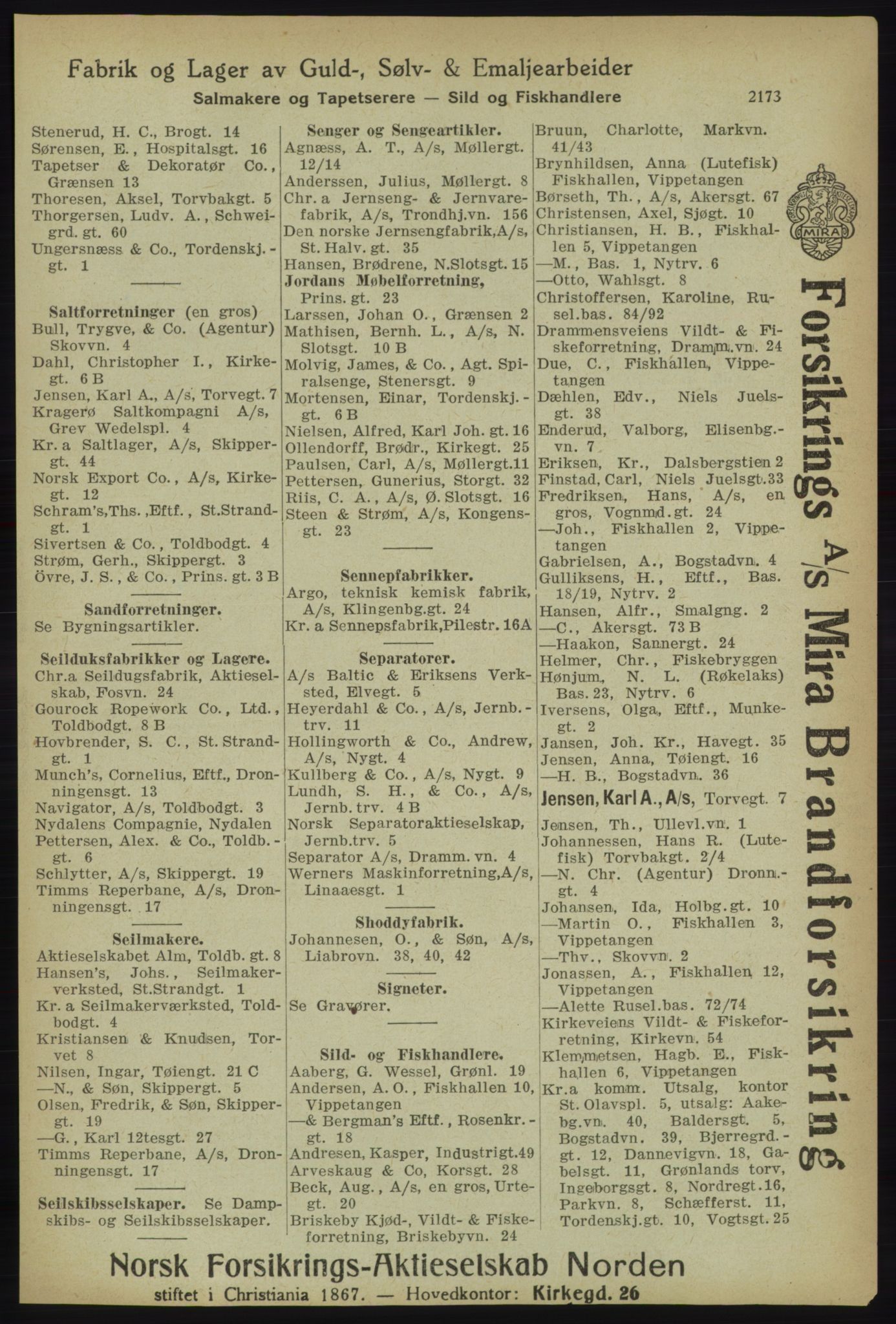 Kristiania/Oslo adressebok, PUBL/-, 1918, s. 2326
