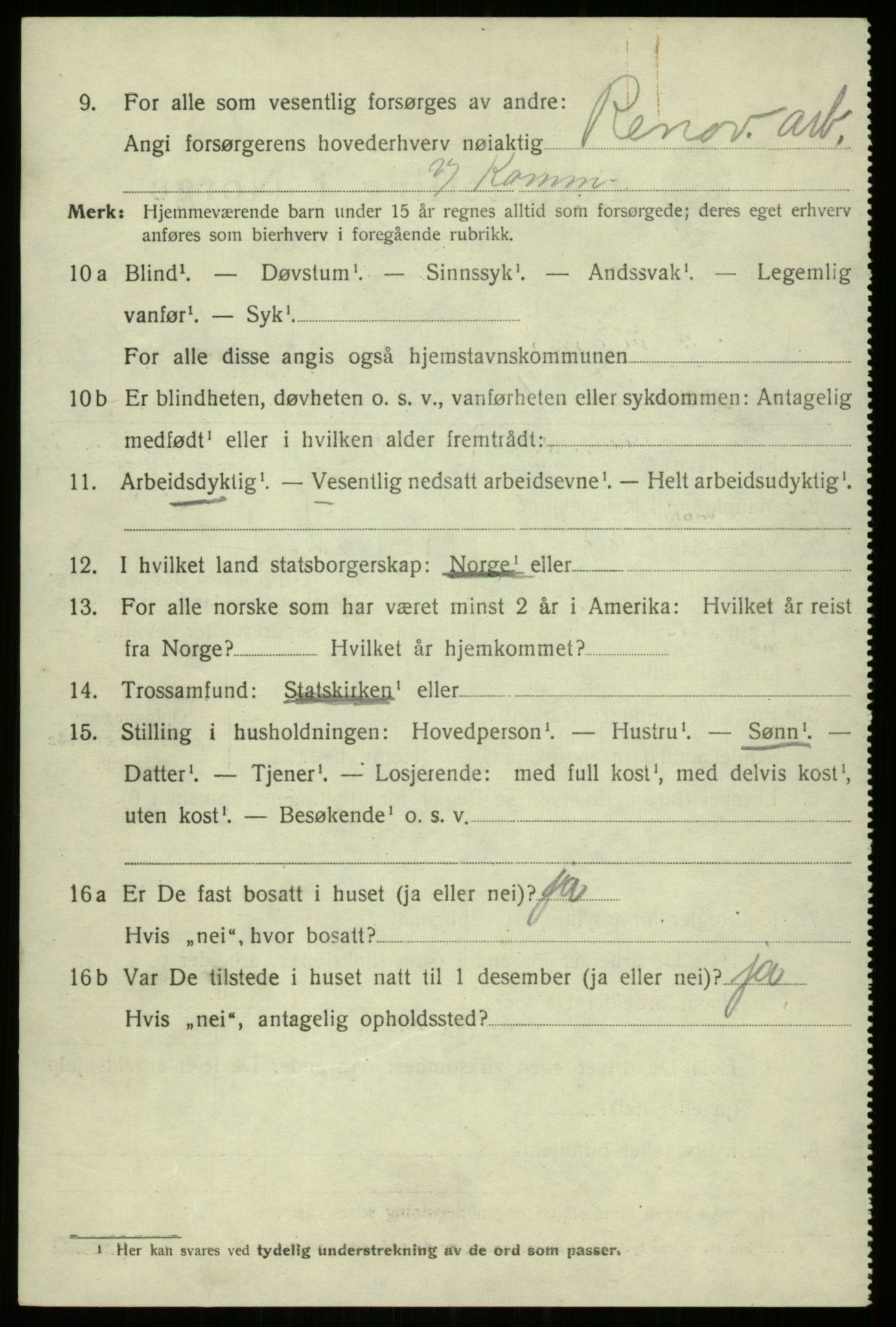 SAB, Folketelling 1920 for 1301 Bergen kjøpstad, 1920, s. 133060