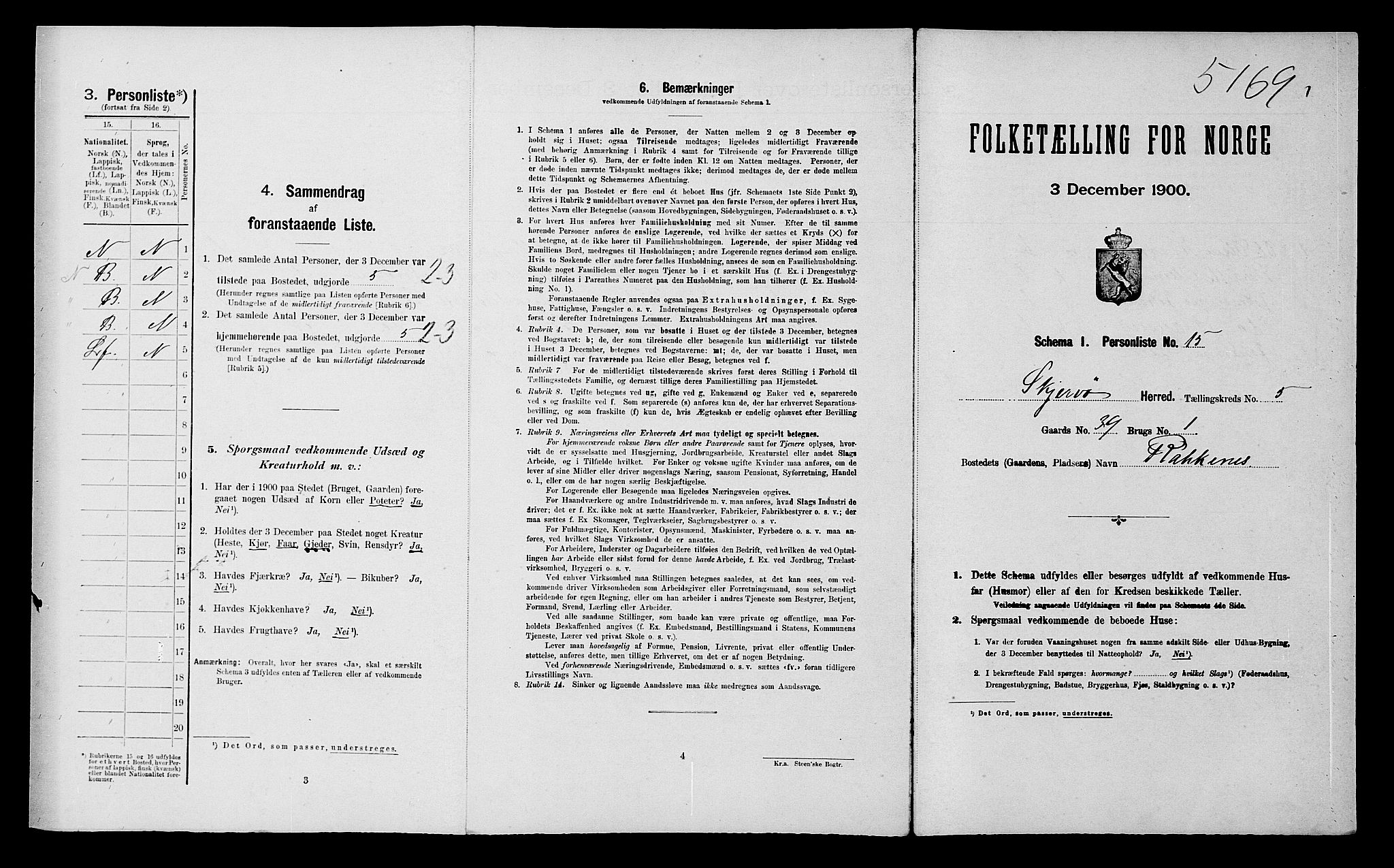 SATØ, Folketelling 1900 for 1941 Skjervøy herred, 1900, s. 476