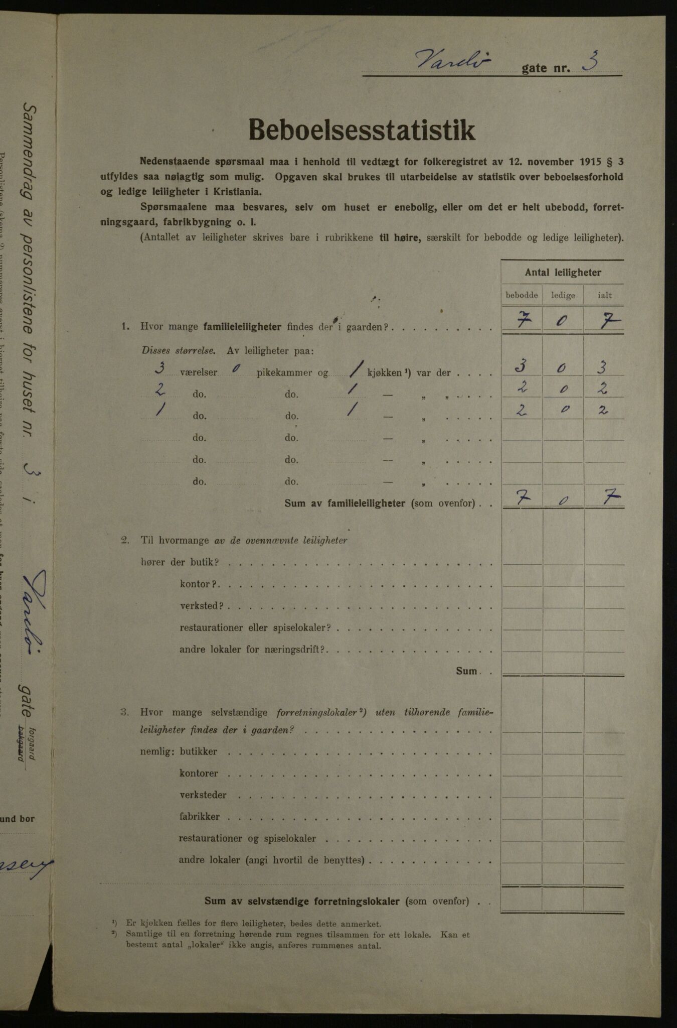 OBA, Kommunal folketelling 1.12.1923 for Kristiania, 1923, s. 134705