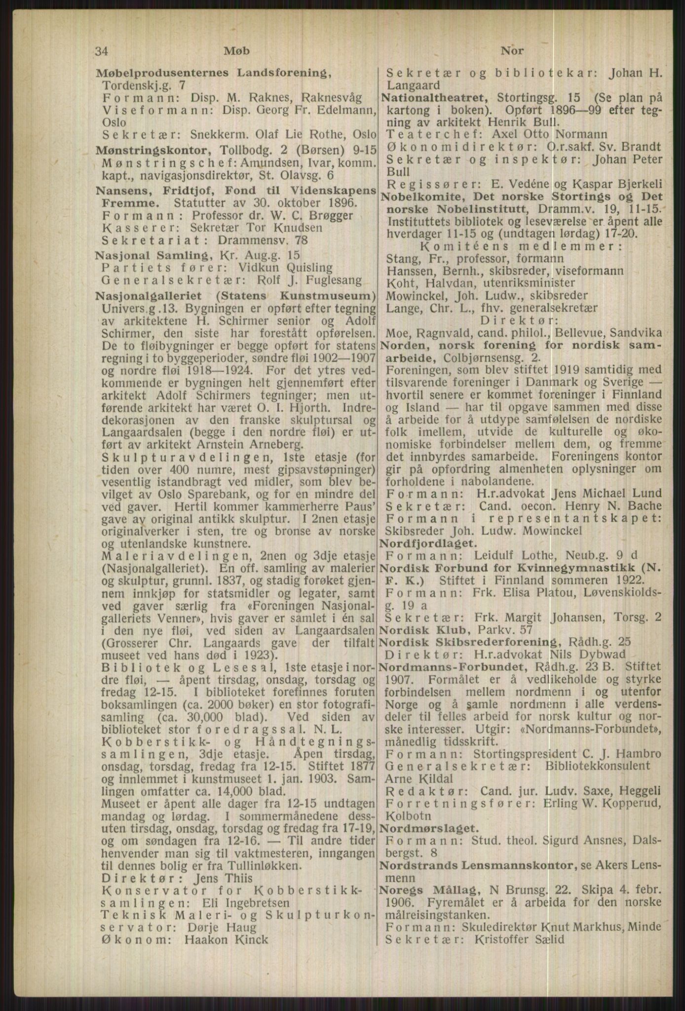 Kristiania/Oslo adressebok, PUBL/-, 1937, s. 34