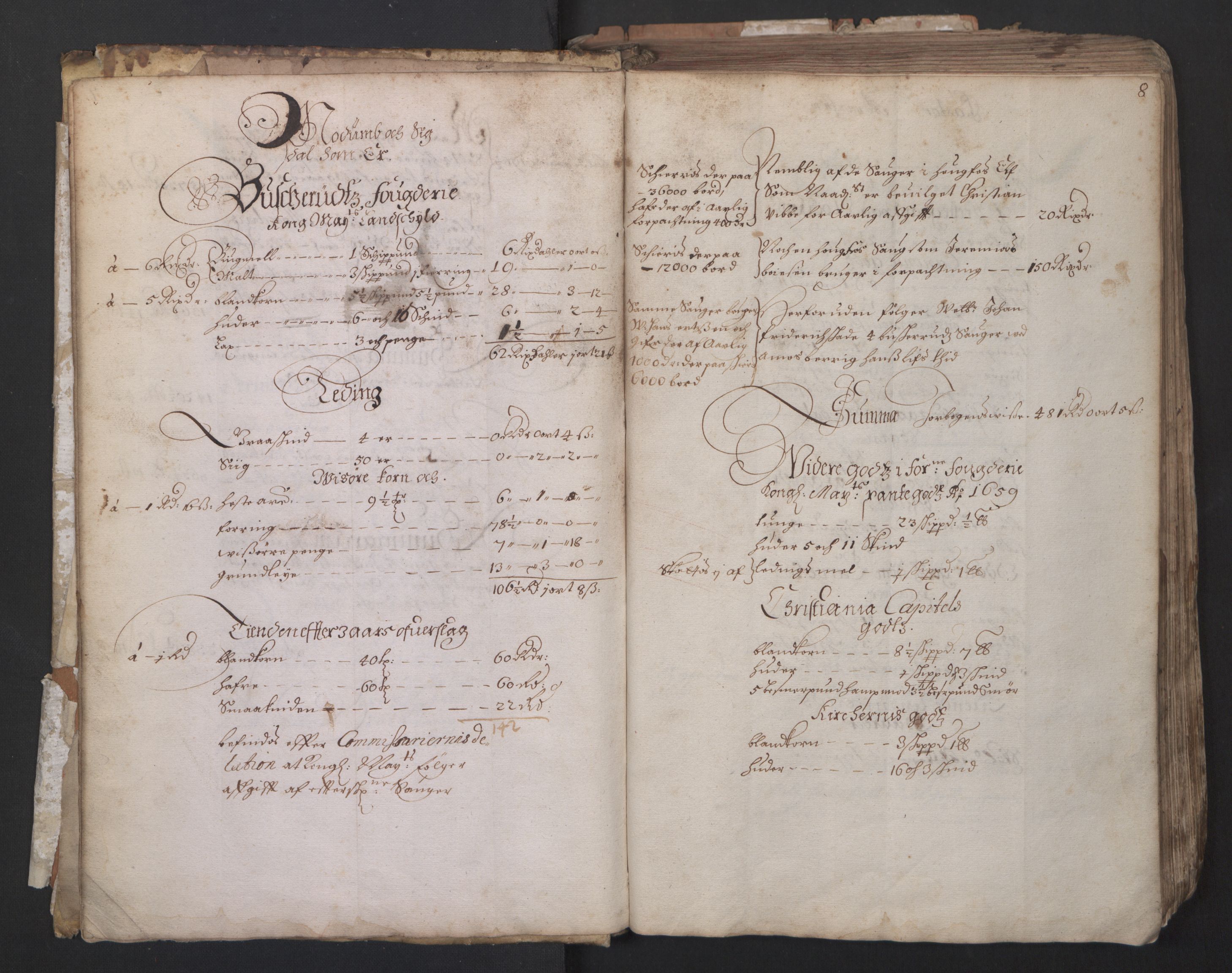 Rentekammeret inntil 1814, Realistisk ordnet avdeling, AV/RA-EA-4070/L/L0031/0002: Landkommisjonens ekstrakter: / Likelydende protokoll (kopi eller konsept?) merket Nr. 1. 1682., 1682, s. 7b-8a