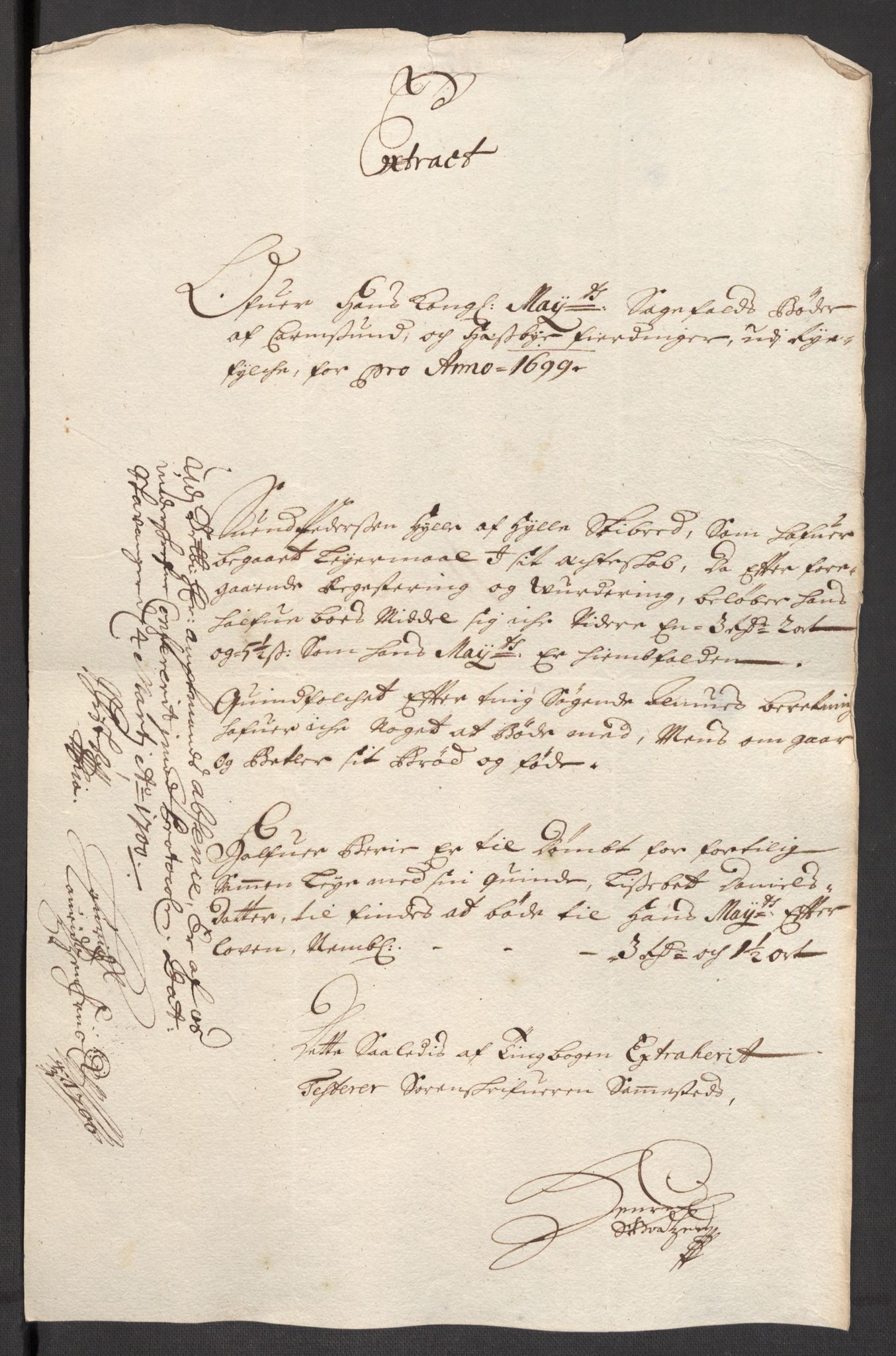 Rentekammeret inntil 1814, Reviderte regnskaper, Fogderegnskap, RA/EA-4092/R47/L2858: Fogderegnskap Ryfylke, 1697-1700, s. 271