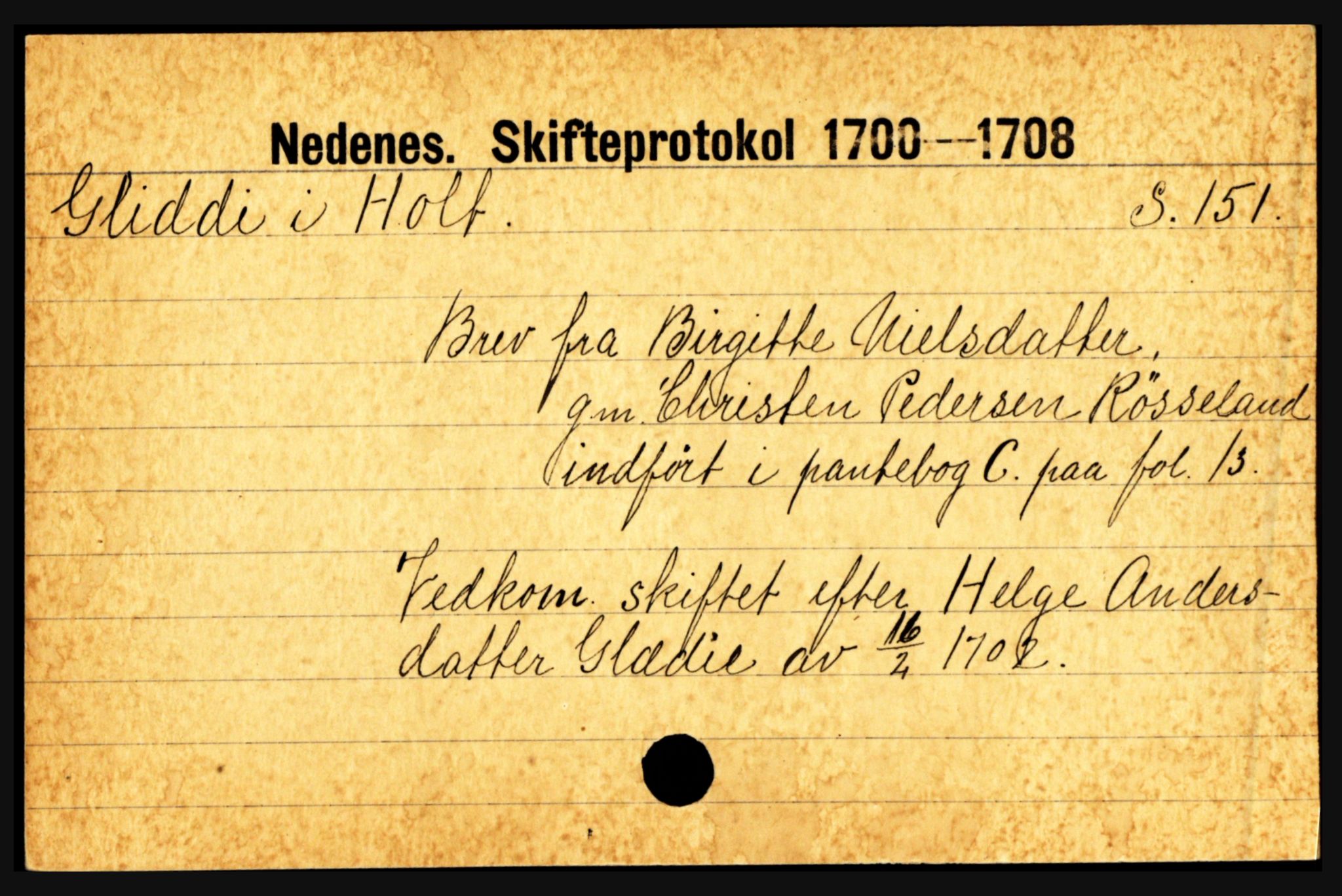 Nedenes sorenskriveri før 1824, AV/SAK-1221-0007/H, s. 9467