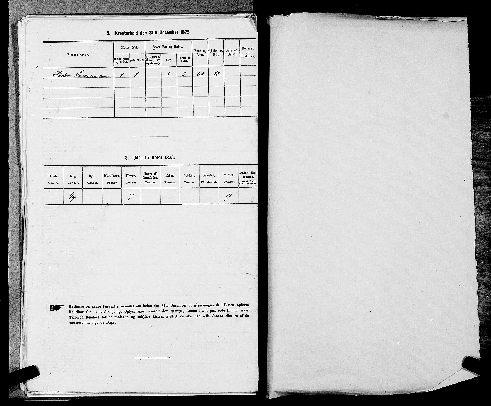 SAST, Folketelling 1875 for 1115P Helleland prestegjeld, 1875, s. 343