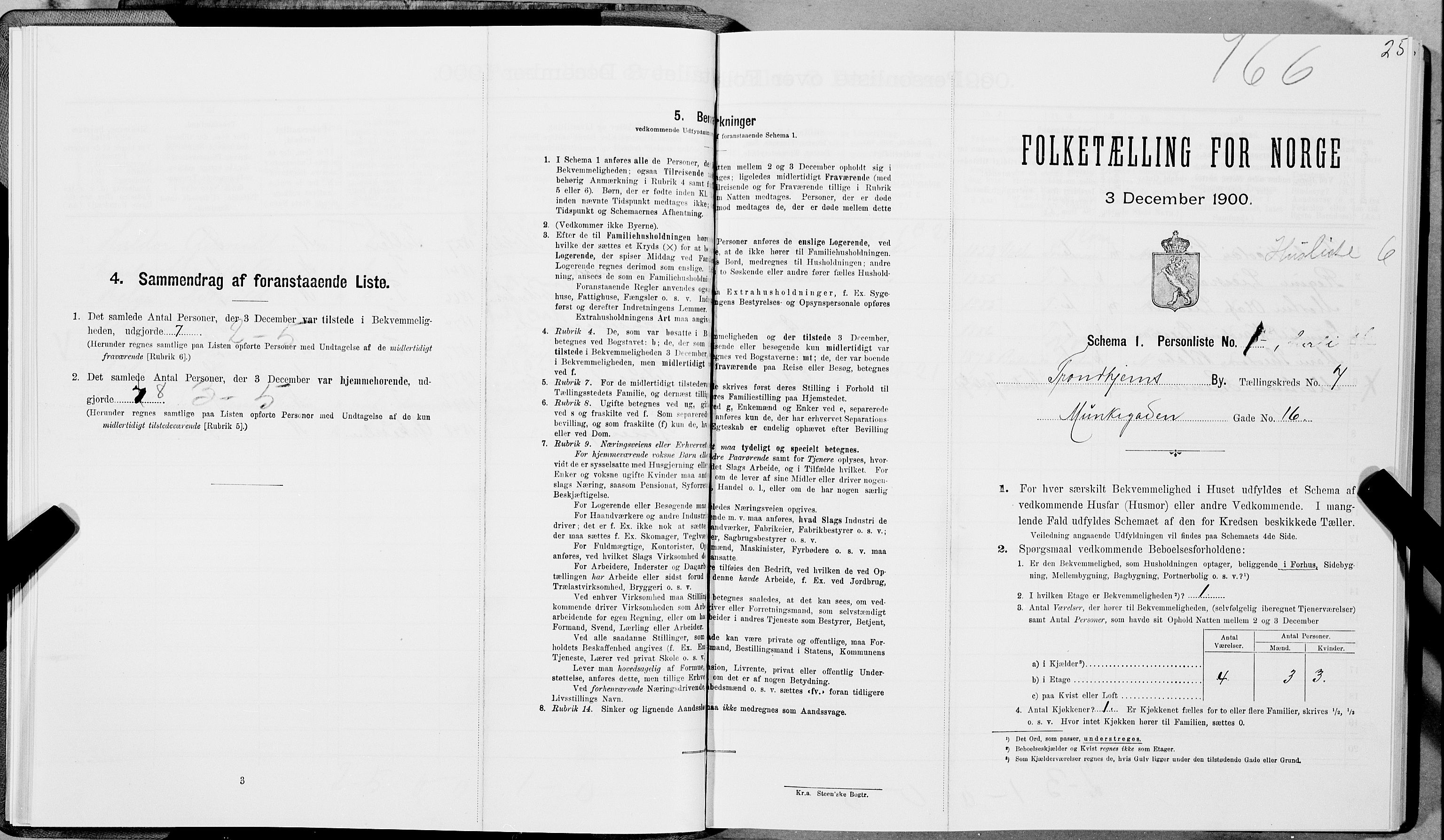 SAT, Folketelling 1900 for 1601 Trondheim kjøpstad, 1900, s. 1082