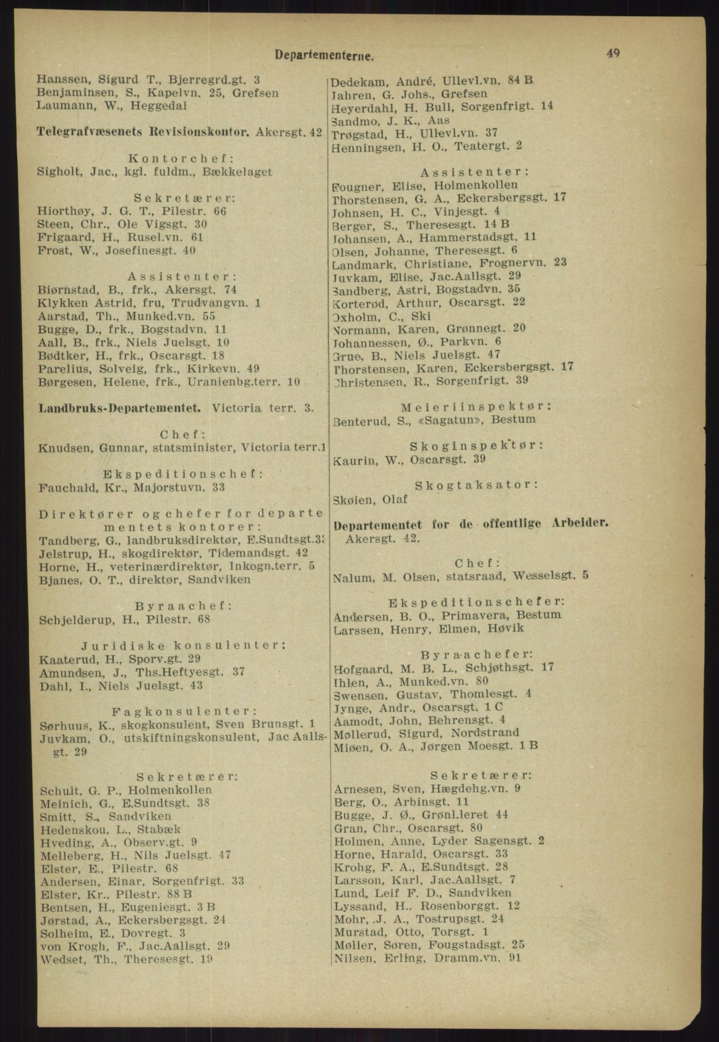 Kristiania/Oslo adressebok, PUBL/-, 1918, s. 56