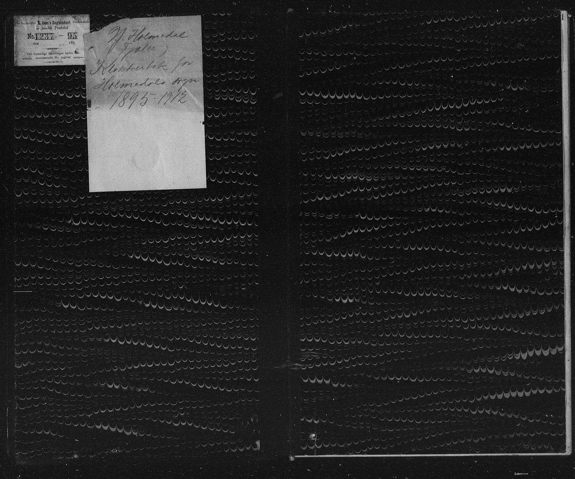 Fjaler sokneprestembete, SAB/A-79801/H/Hab/Habb/L0002: Klokkerbok nr. B 2, 1895-1915