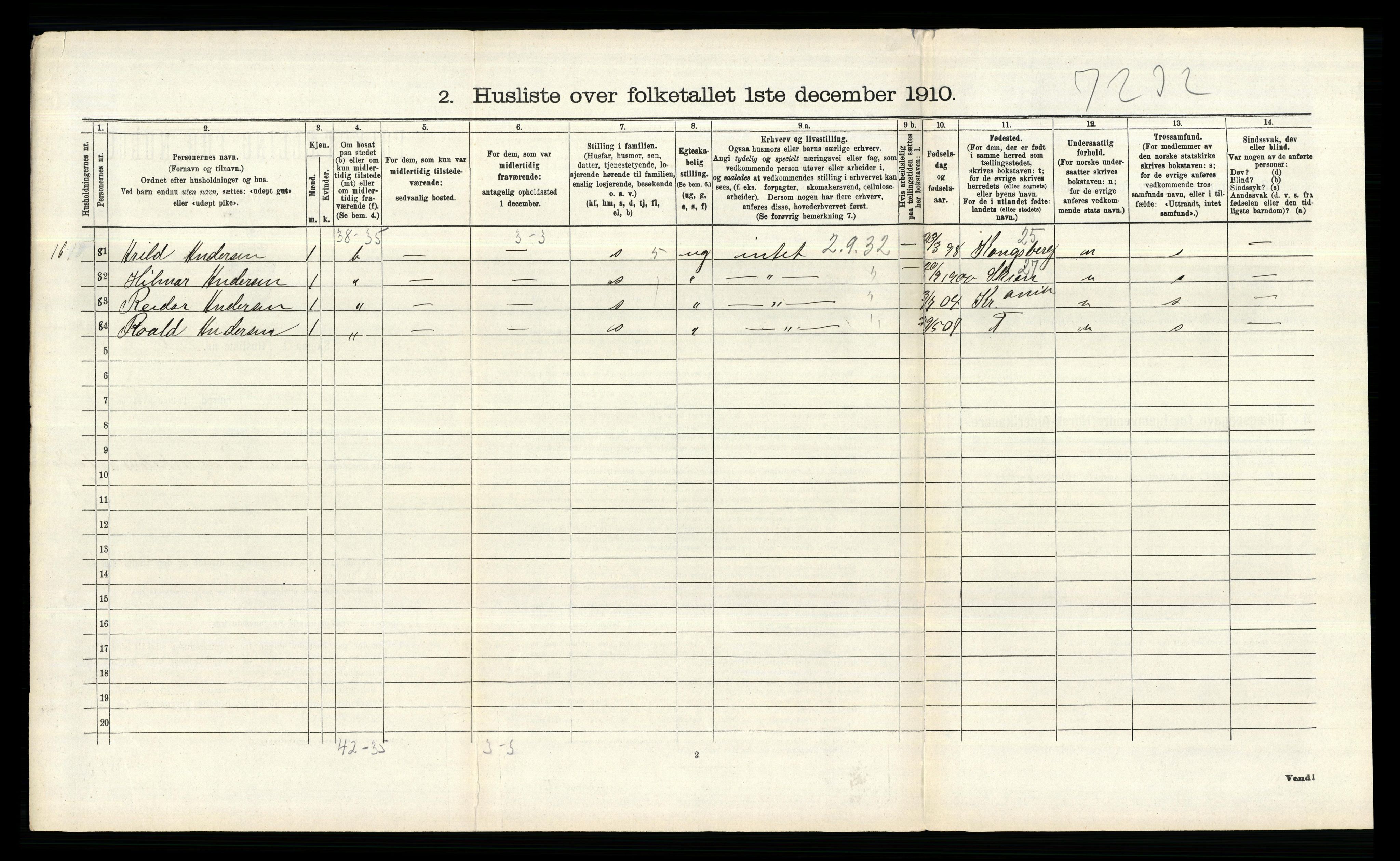 RA, Folketelling 1910 for 0218 Aker herred, 1910, s. 1316