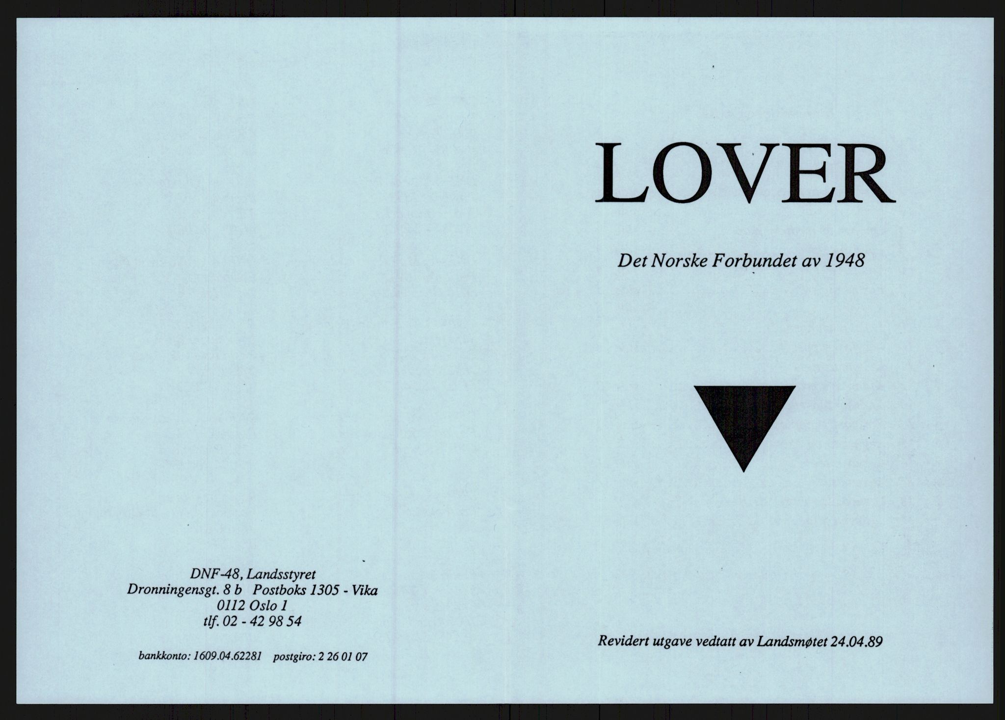 Det Norske Forbundet av 1948/Landsforeningen for Lesbisk og Homofil Frigjøring, AV/RA-PA-1216/A/Ag/L0003: Tillitsvalgte og medlemmer, 1952-1992, s. 626