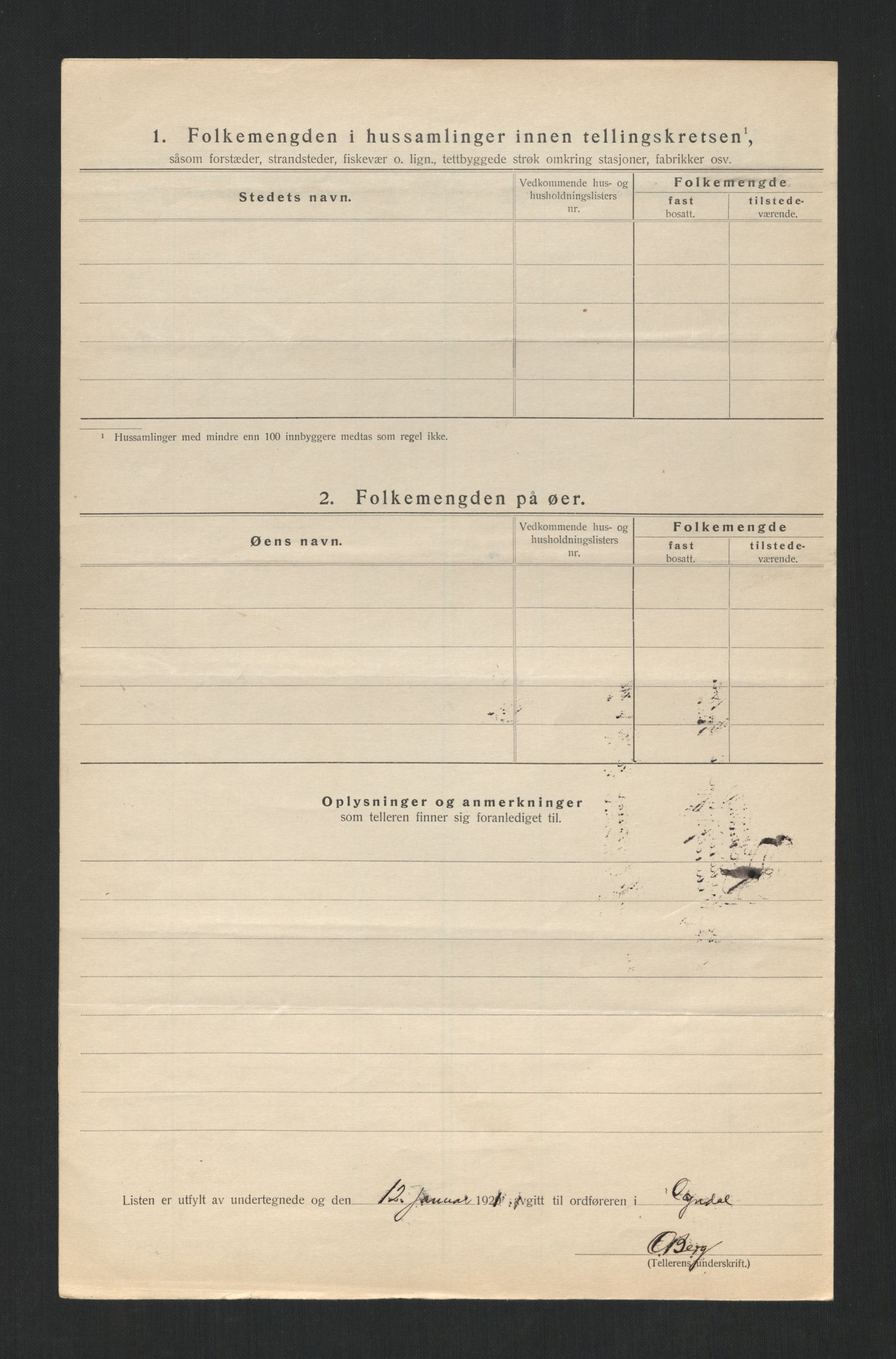 SAT, Folketelling 1920 for 1732 Ogndal herred, 1920, s. 16