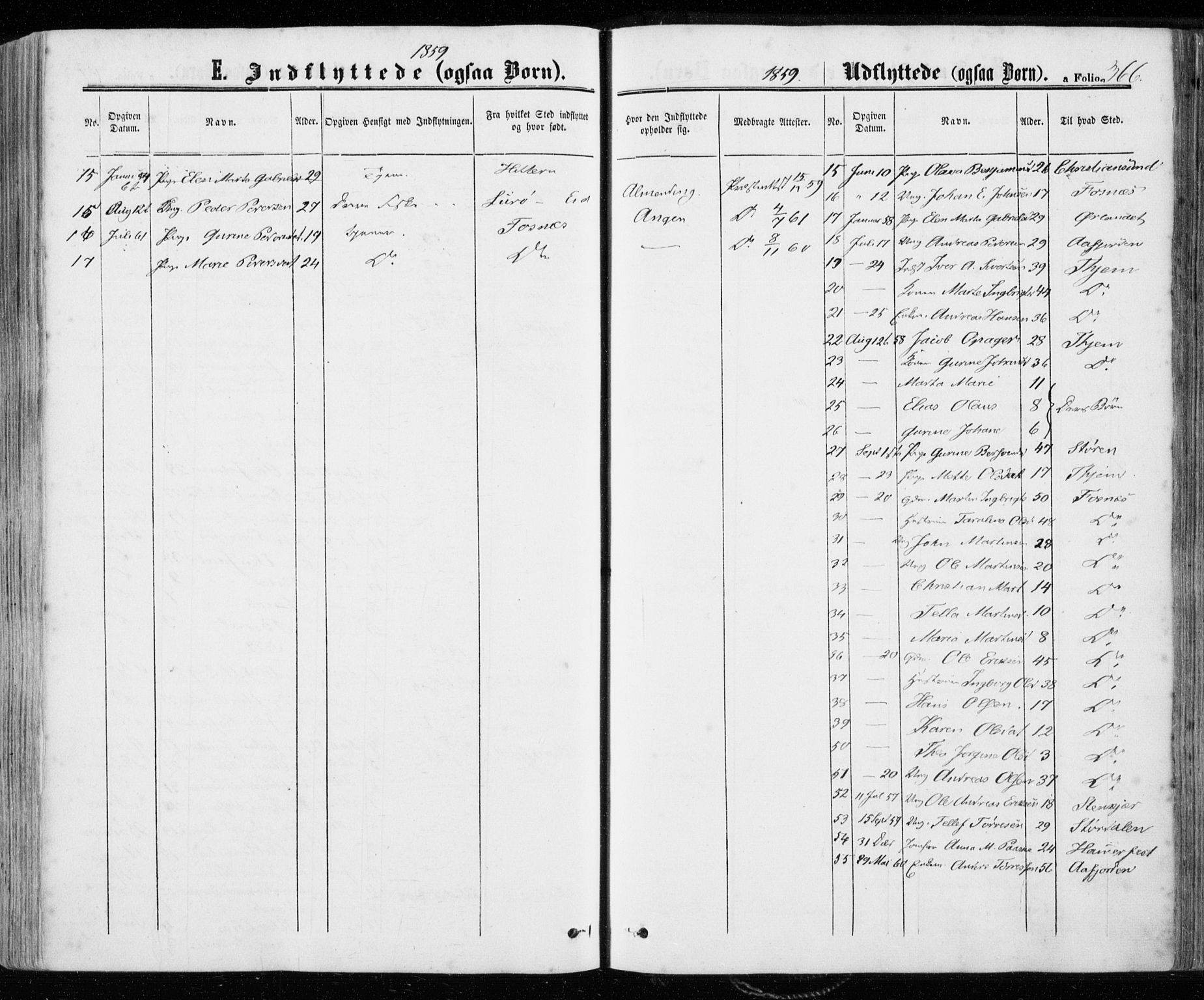 Ministerialprotokoller, klokkerbøker og fødselsregistre - Sør-Trøndelag, AV/SAT-A-1456/657/L0705: Ministerialbok nr. 657A06, 1858-1867, s. 366