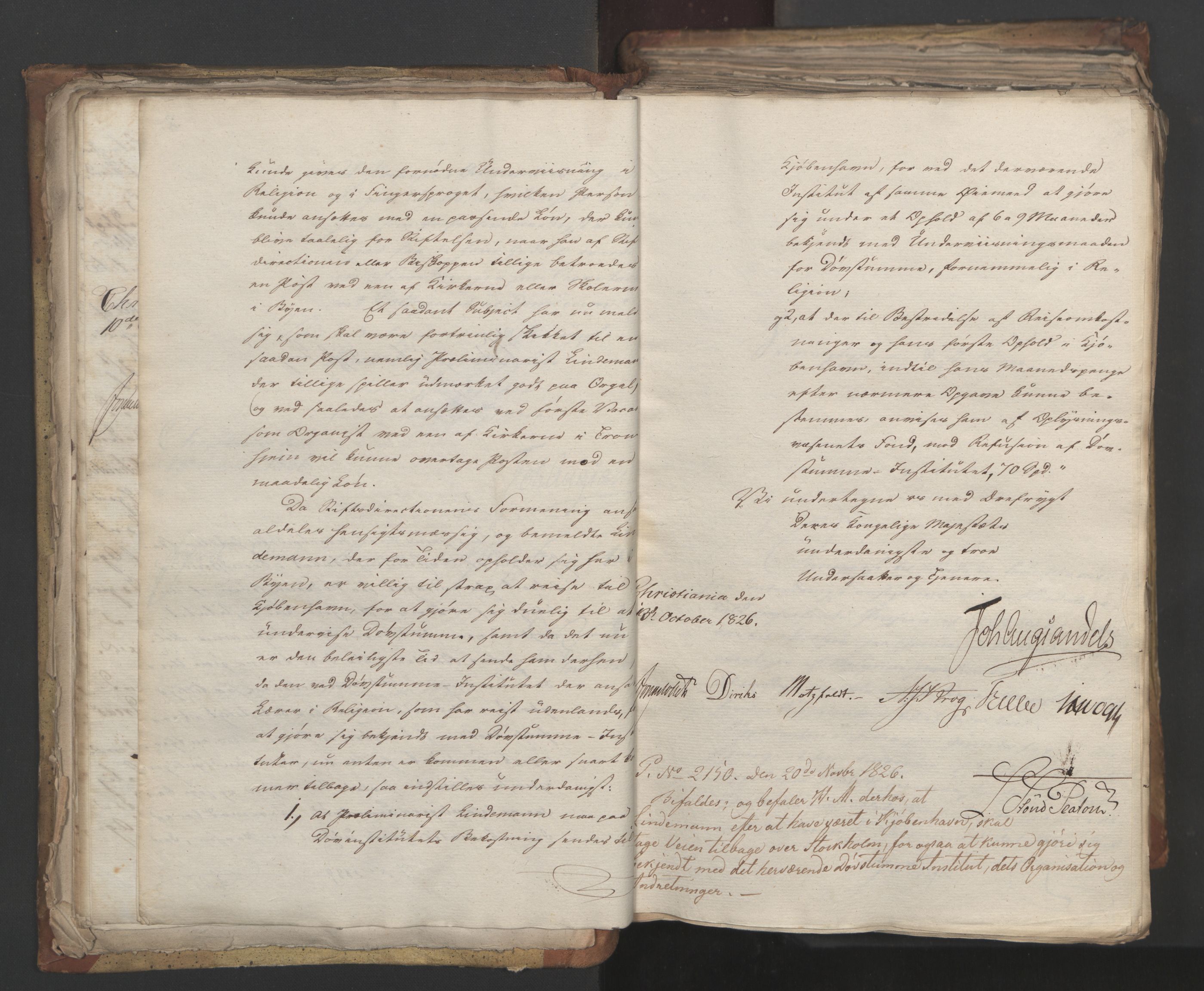 Statsrådsavdelingen i Stockholm, AV/RA-S-1003/D/Da/L0049: Regjeringsinnstillinger nr. 3860-4086, 1826, s. 66