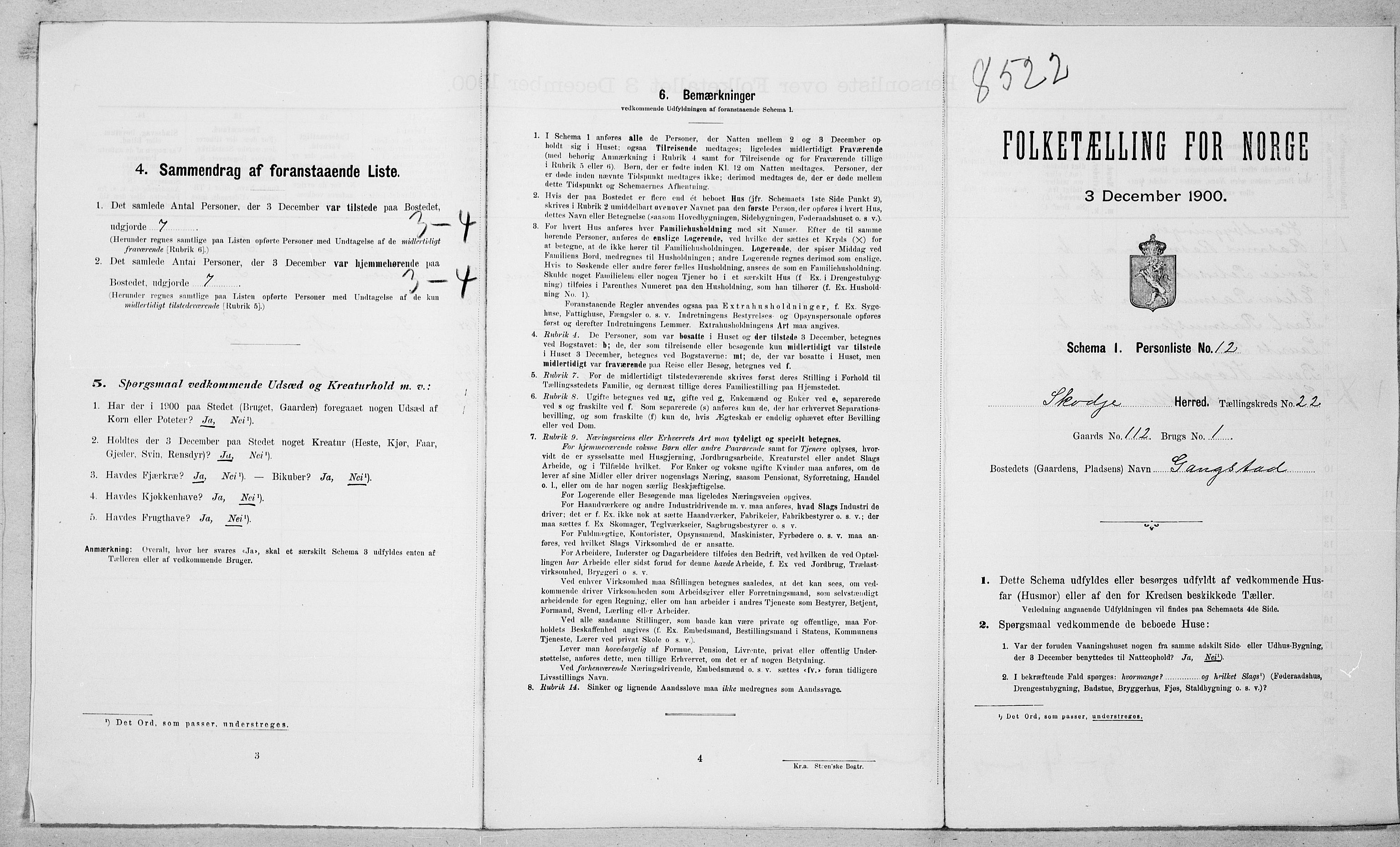 SAT, Folketelling 1900 for 1529 Skodje herred, 1900, s. 1027