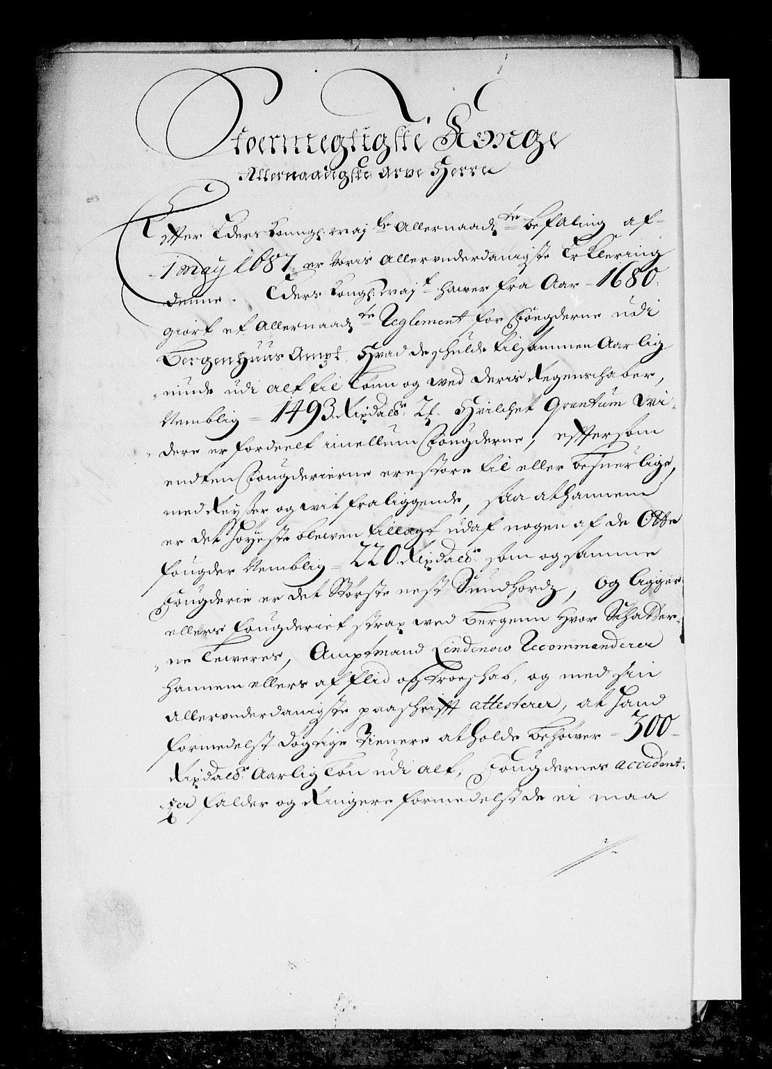 Rentekammeret inntil 1814, Reviderte regnskaper, Stiftamtstueregnskaper, Bergen stiftamt, AV/RA-EA-6043/R/Rc/L0076: Bergen stiftamt, 1683-1685