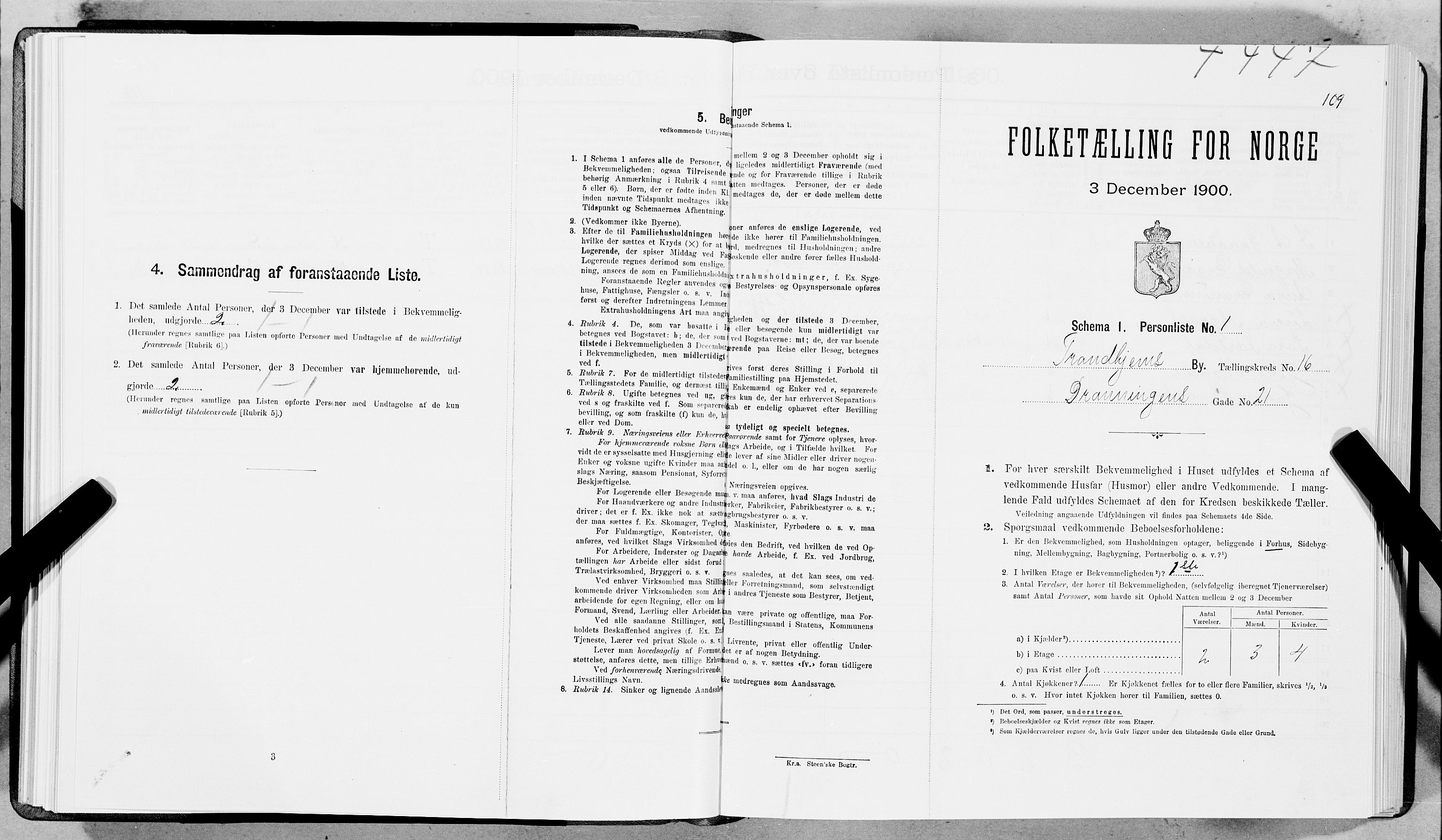 SAT, Folketelling 1900 for 1601 Trondheim kjøpstad, 1900, s. 2648