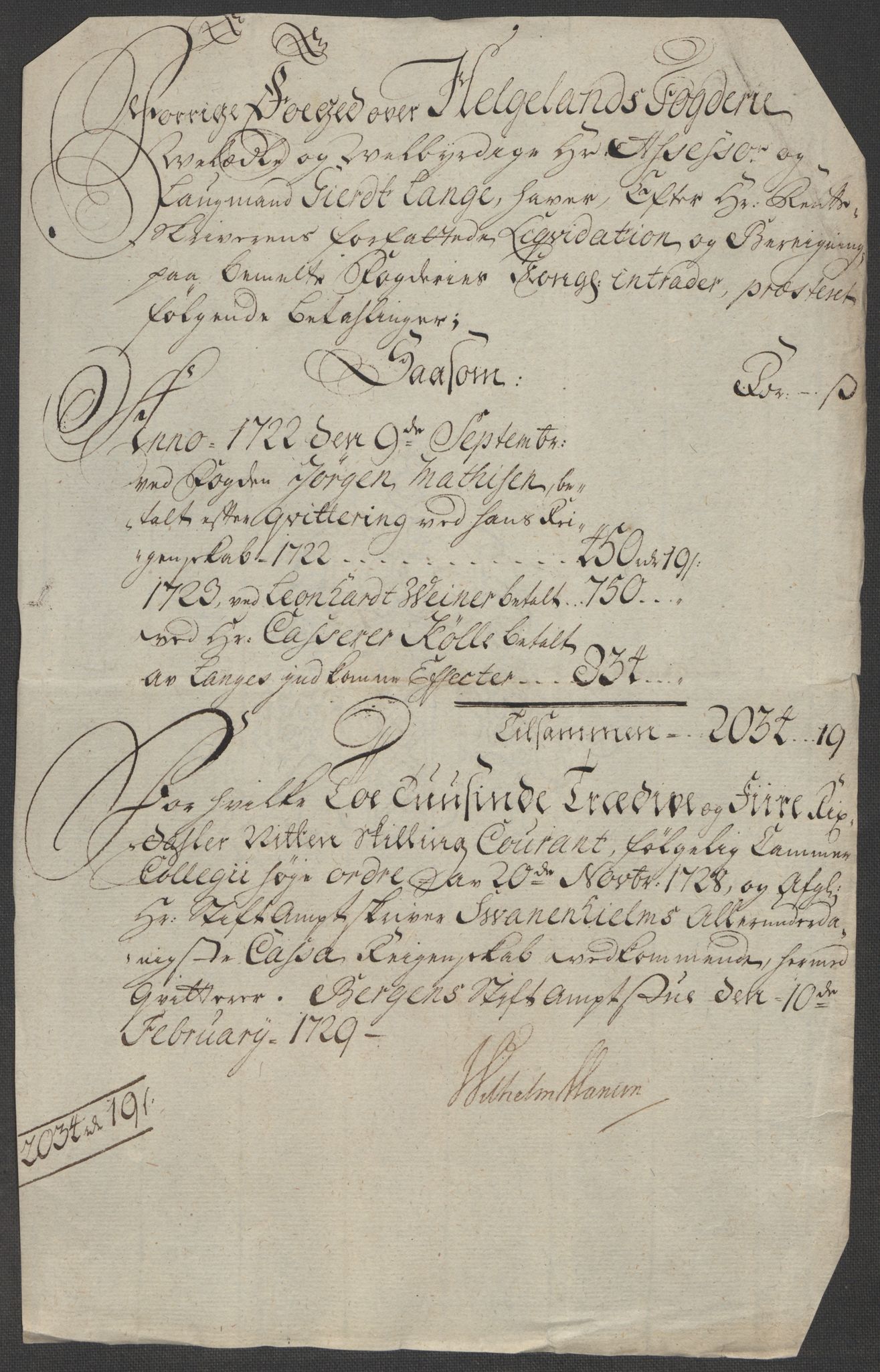 Rentekammeret inntil 1814, Reviderte regnskaper, Fogderegnskap, RA/EA-4092/R65/L4513: Fogderegnskap Helgeland, 1714-1715, s. 324