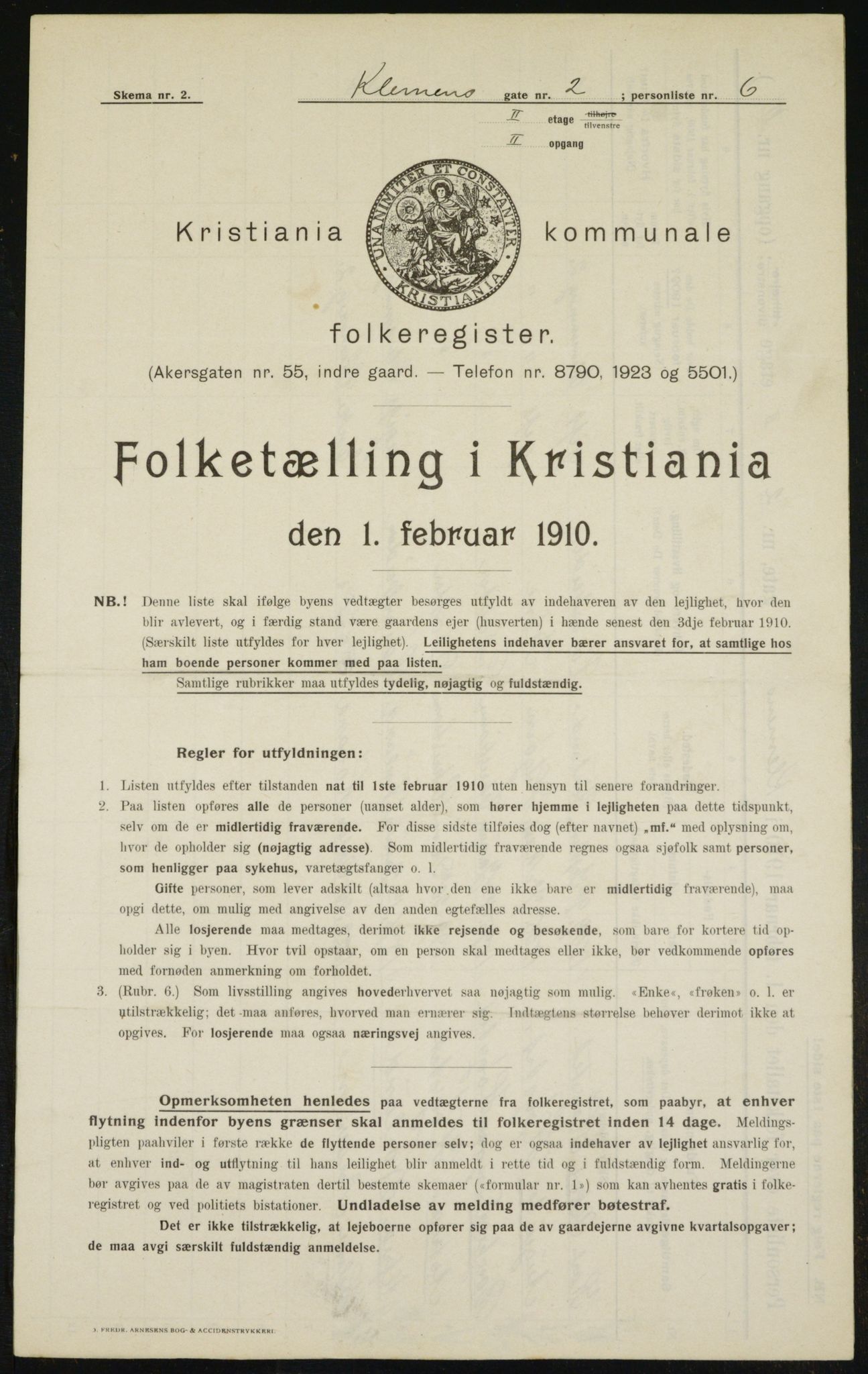 OBA, Kommunal folketelling 1.2.1910 for Kristiania, 1910, s. 12273