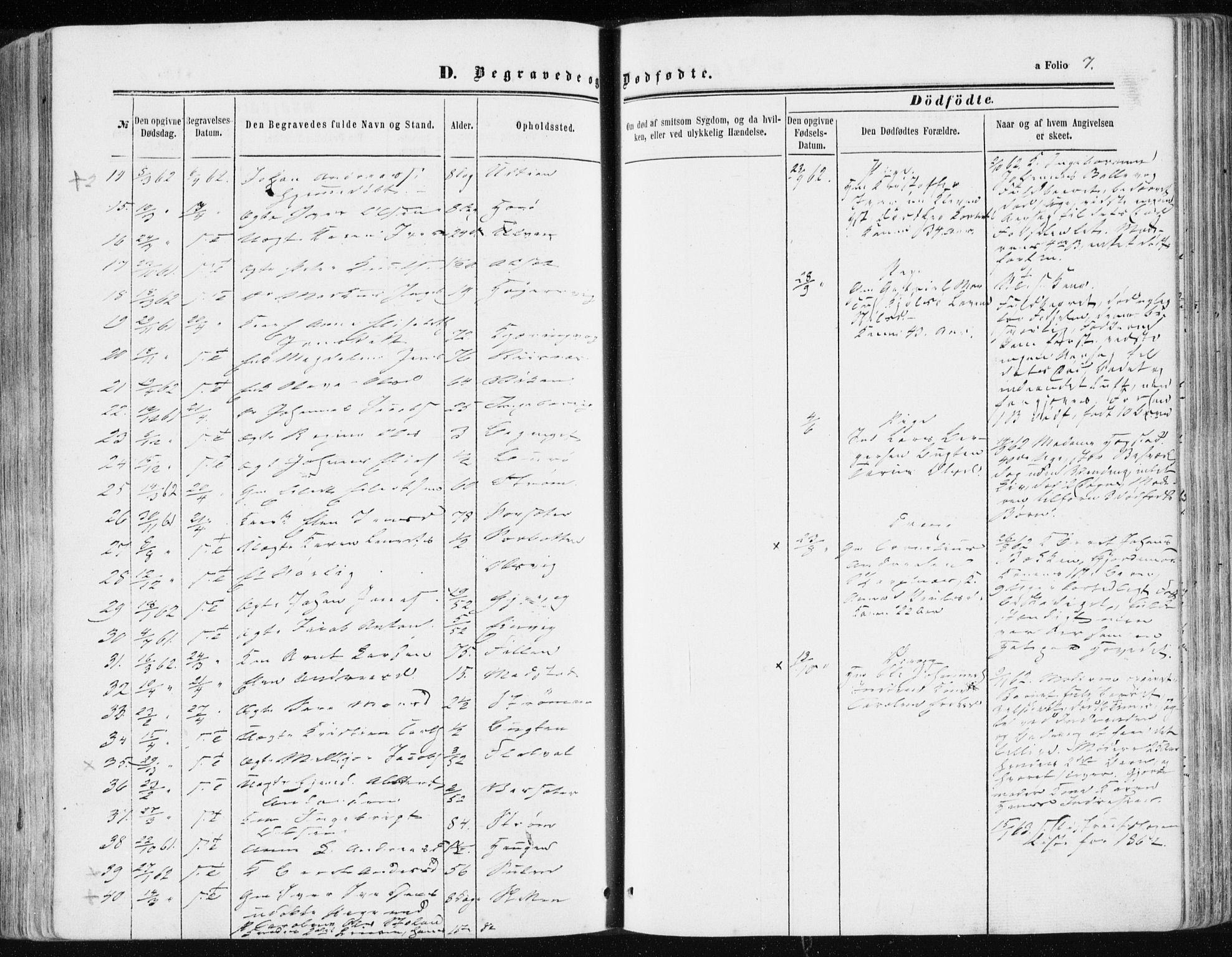 Ministerialprotokoller, klokkerbøker og fødselsregistre - Sør-Trøndelag, SAT/A-1456/634/L0531: Ministerialbok nr. 634A07, 1861-1870, s. 7