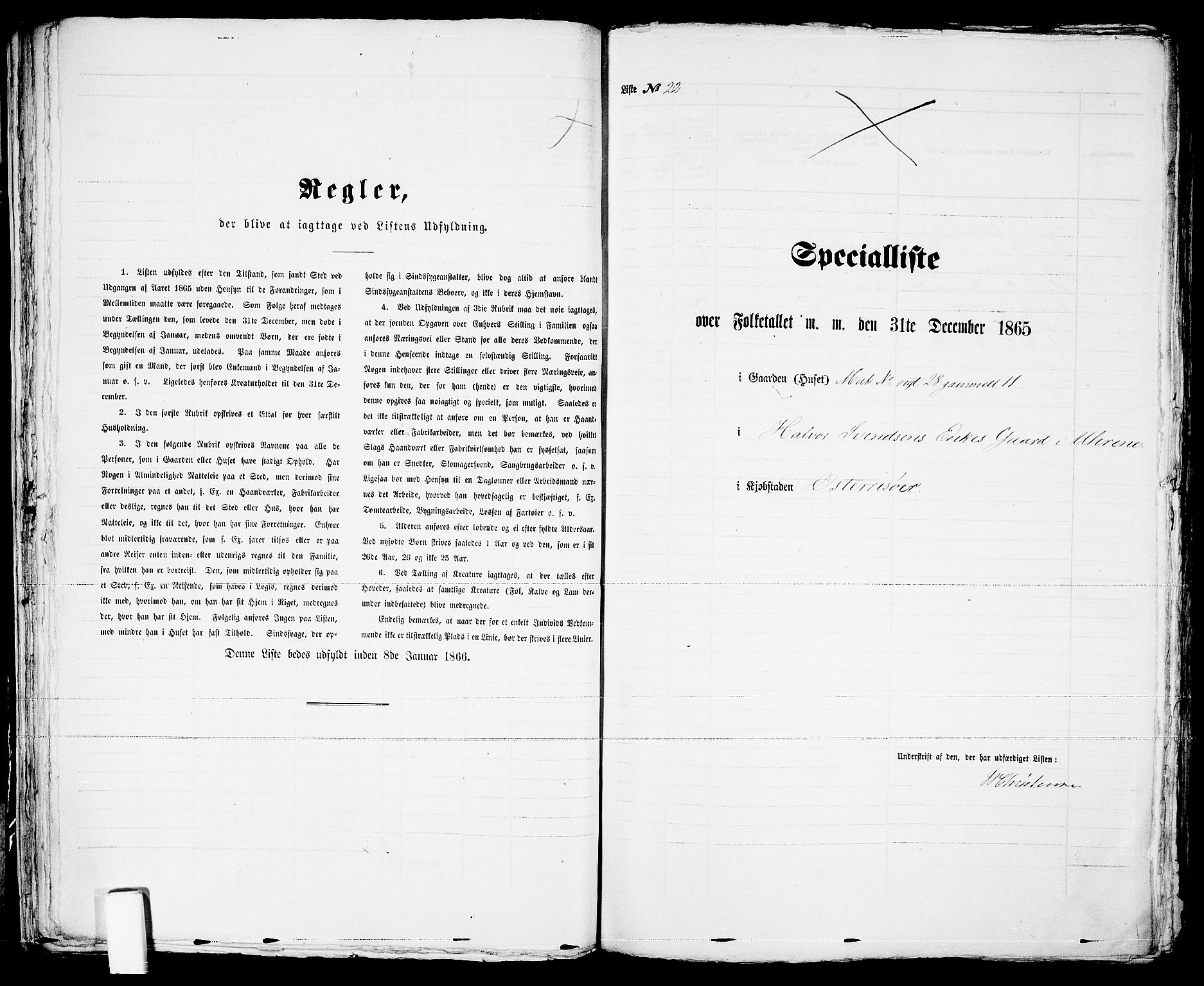 RA, Folketelling 1865 for 0901B Risør prestegjeld, Risør kjøpstad, 1865, s. 51