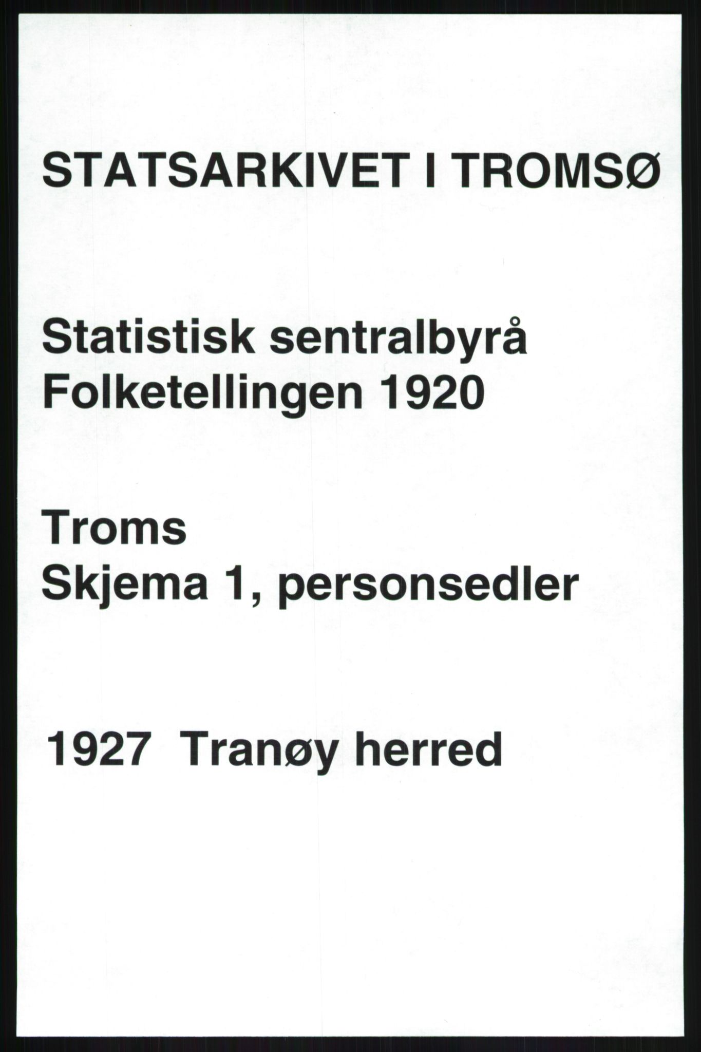 SATØ, Folketelling 1920 for 1927 Tranøy herred, 1920, s. 623