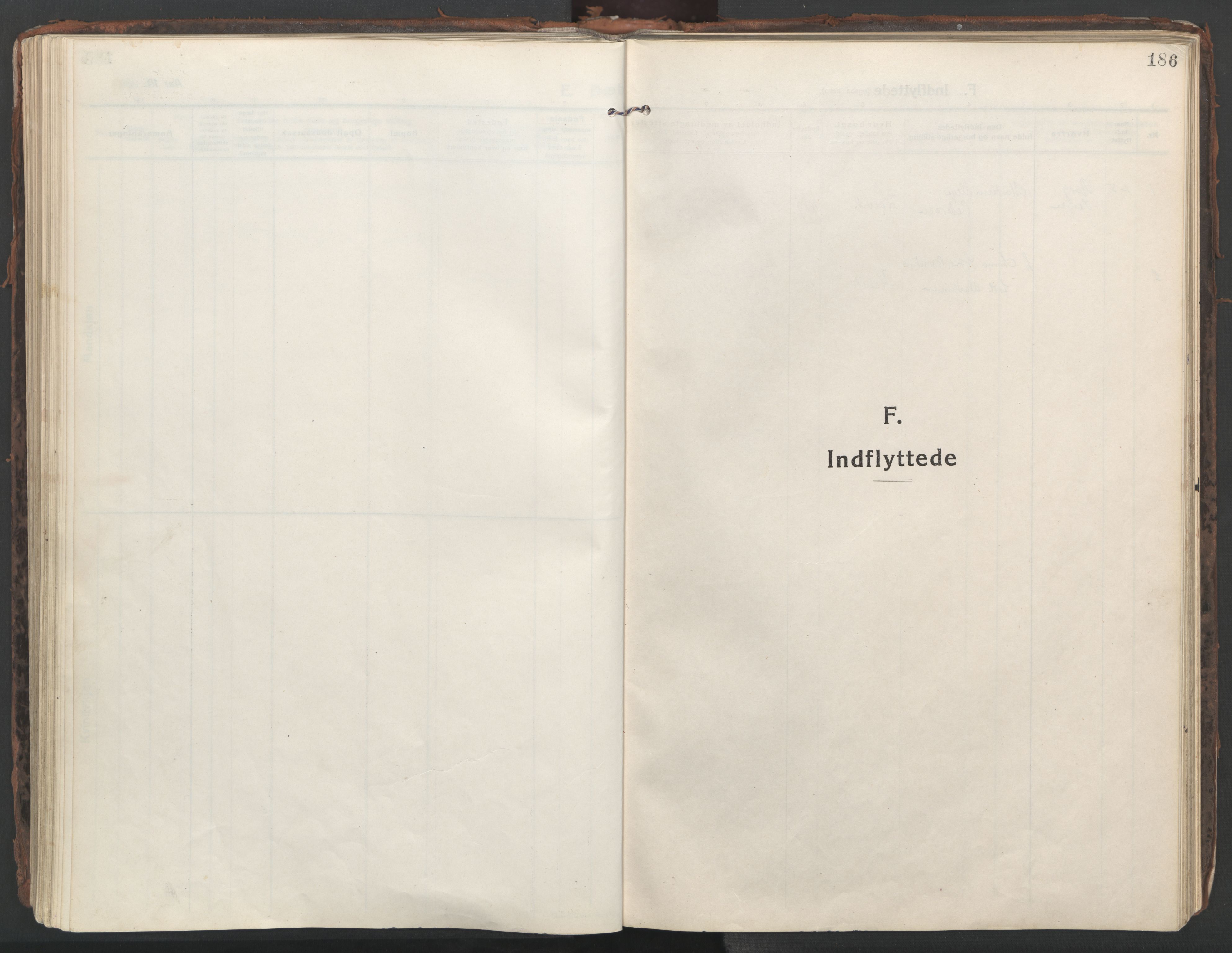 Ministerialprotokoller, klokkerbøker og fødselsregistre - Nordland, SAT/A-1459/861/L0872: Ministerialbok nr. 861A07, 1915-1924, s. 186