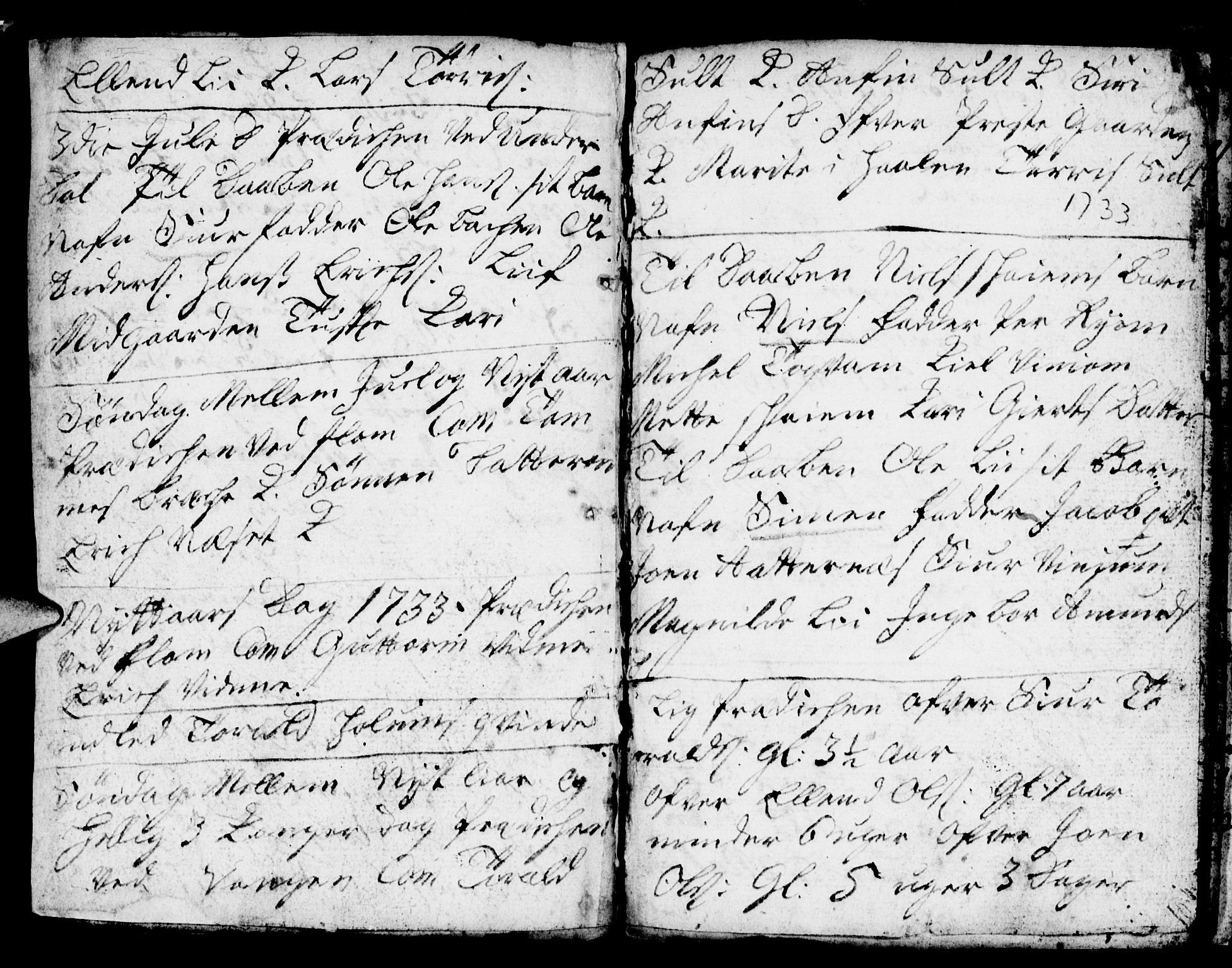 Aurland sokneprestembete, SAB/A-99937/H/Ha/Haa/L0002: Ministerialbok nr. A 2, 1726-1734, s. 91