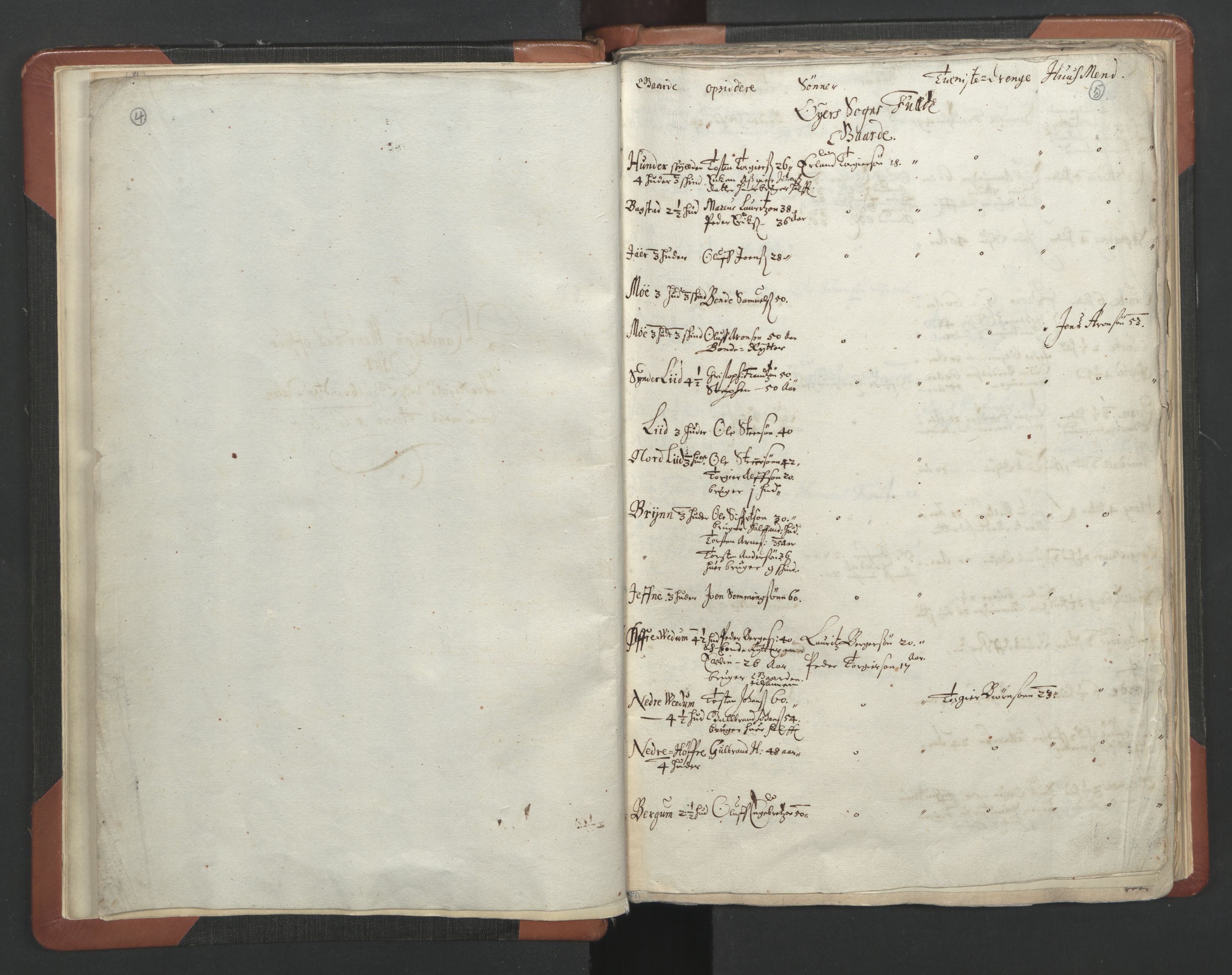 RA, Sogneprestenes manntall 1664-1666, nr. 6: Gudbrandsdal prosti, 1664-1666, s. 4-5