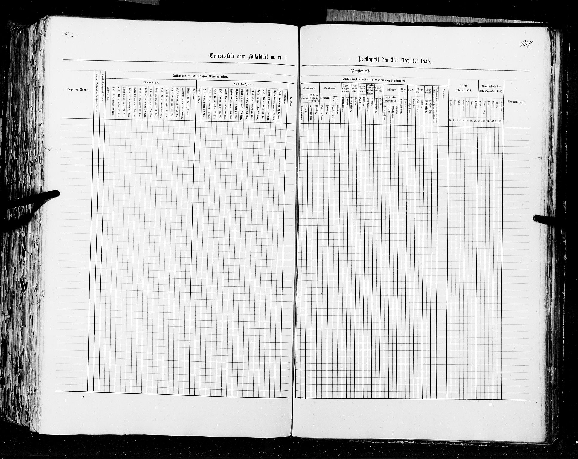 RA, Folketellingen 1855, bind 1: Akershus amt, Smålenenes amt og Hedemarken amt, 1855, s. 354