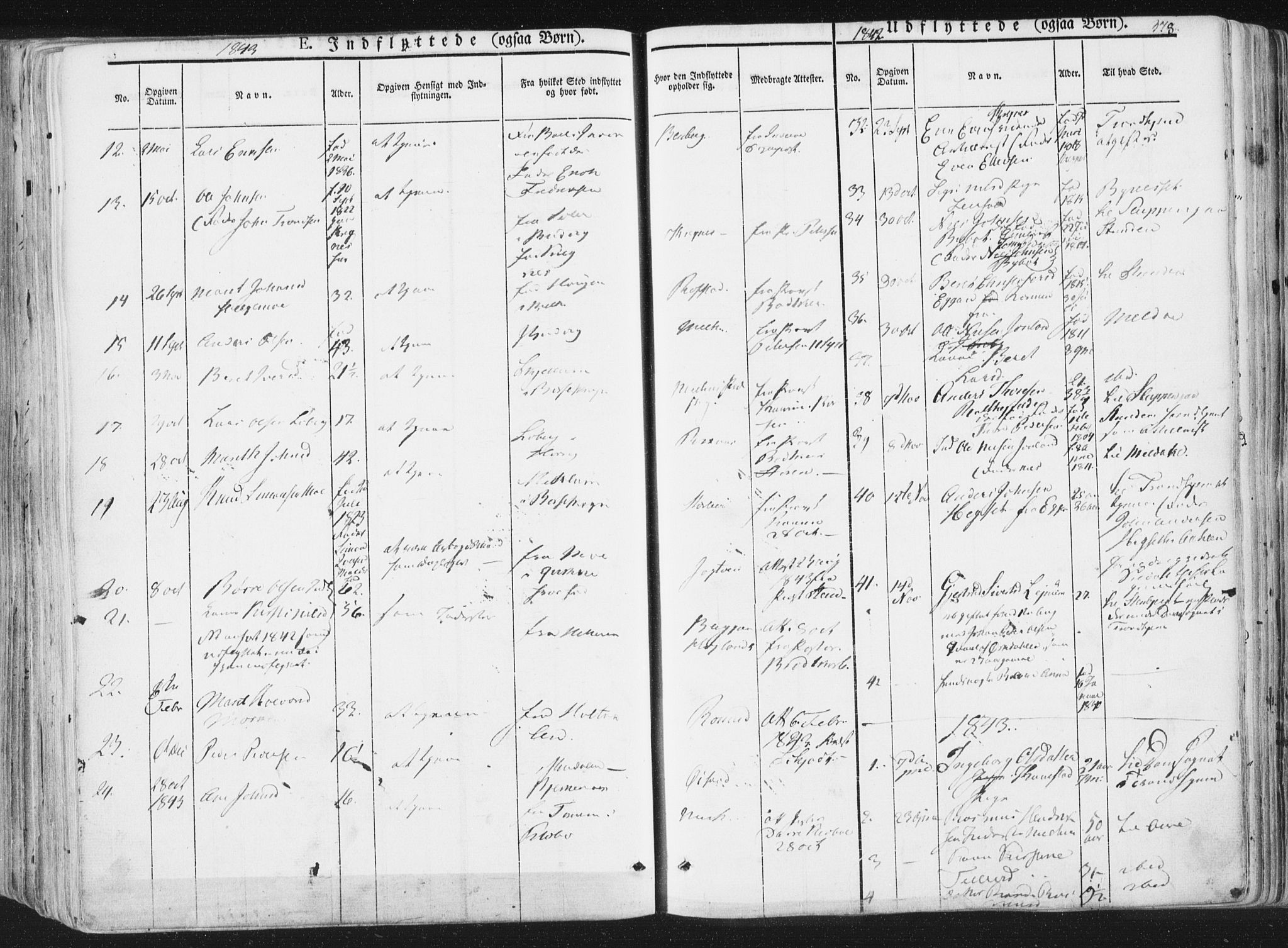 Ministerialprotokoller, klokkerbøker og fødselsregistre - Sør-Trøndelag, SAT/A-1456/691/L1074: Ministerialbok nr. 691A06, 1842-1852, s. 378