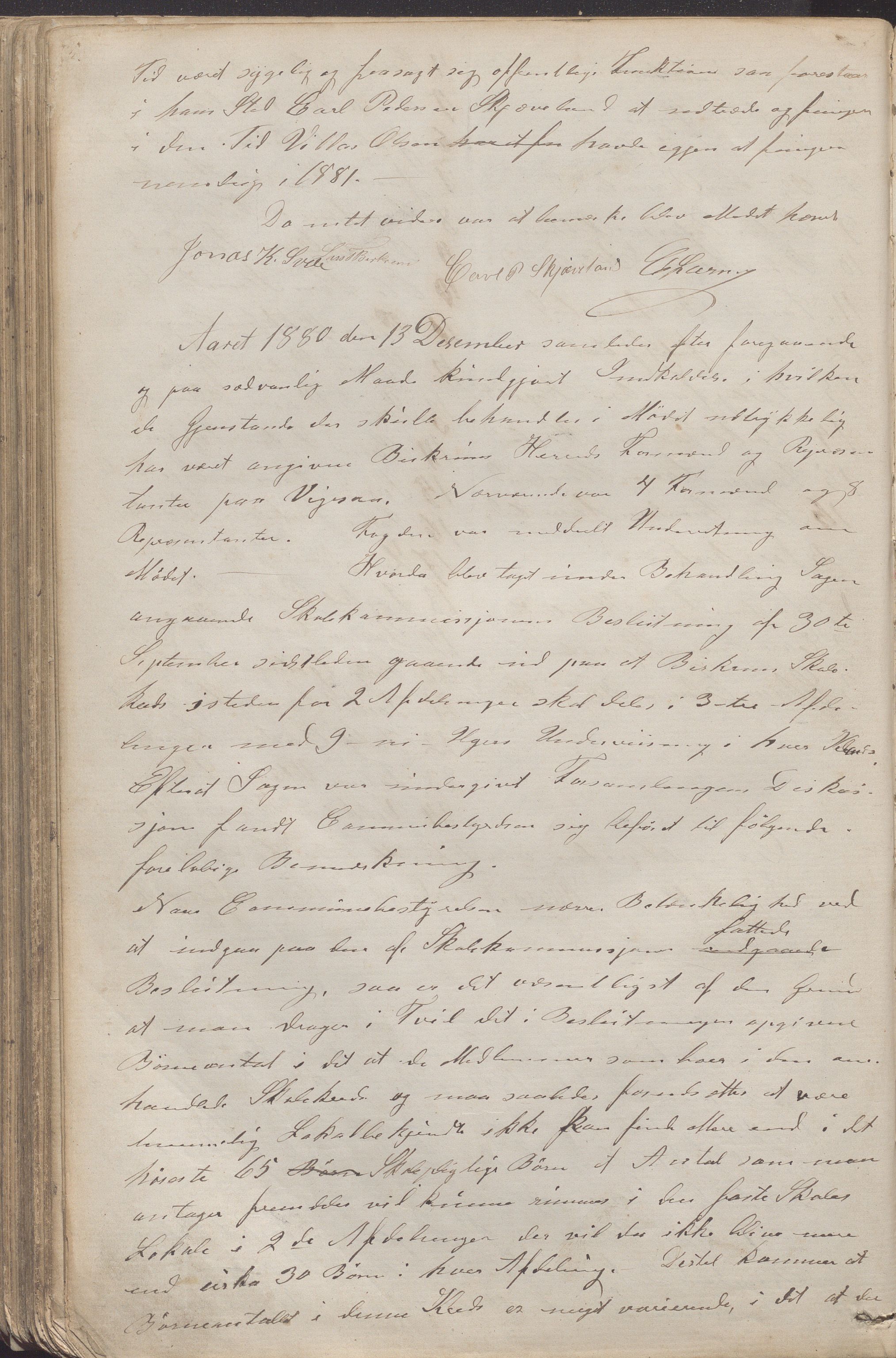 Bjerkreim kommune - Formannskapet/Sentraladministrasjonen, IKAR/K-101531/A/Aa/L0001: Møtebok, 1850-1884, s. 203b