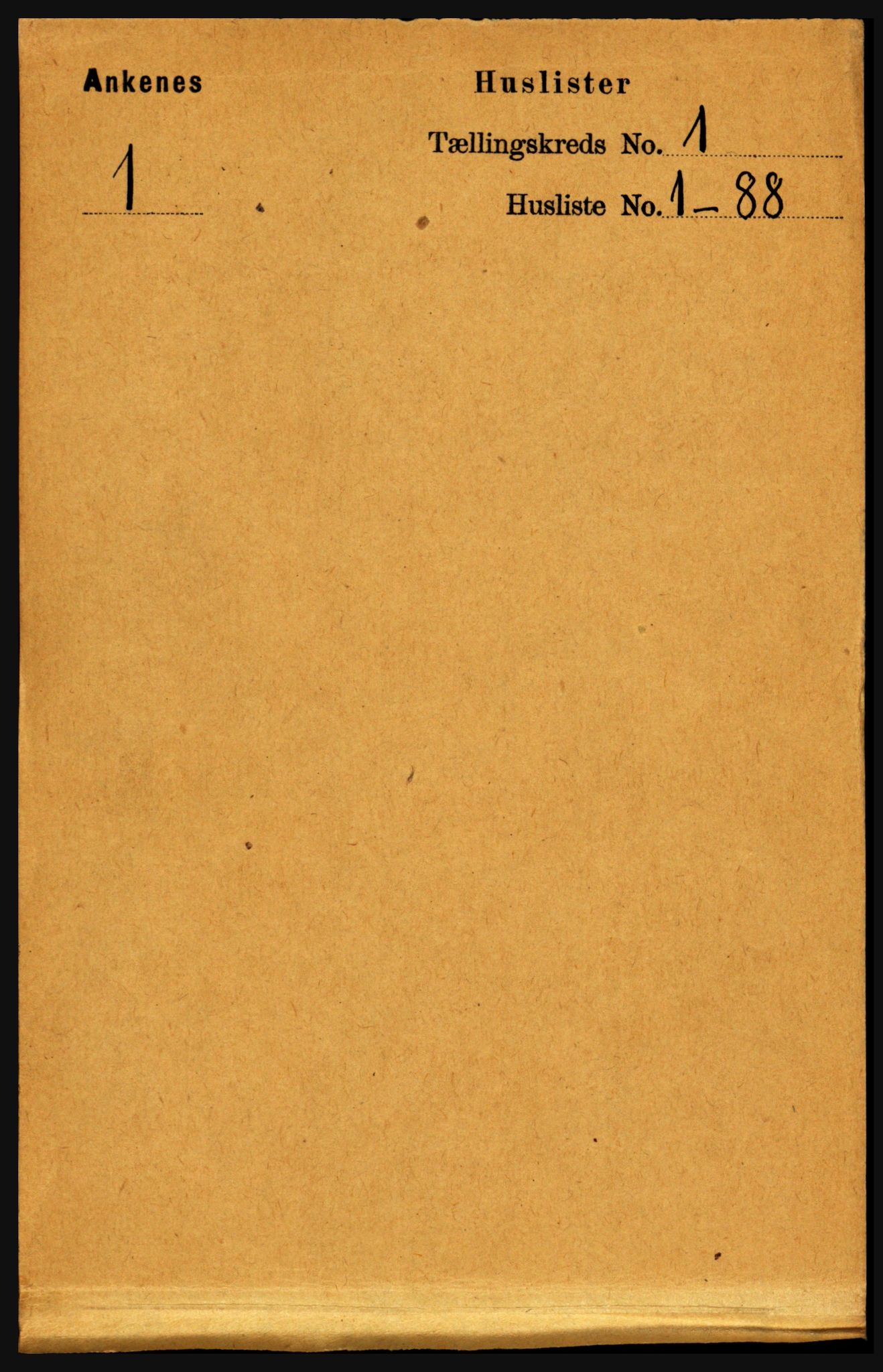 RA, Folketelling 1891 for 1855 Ankenes herred, 1891, s. 16