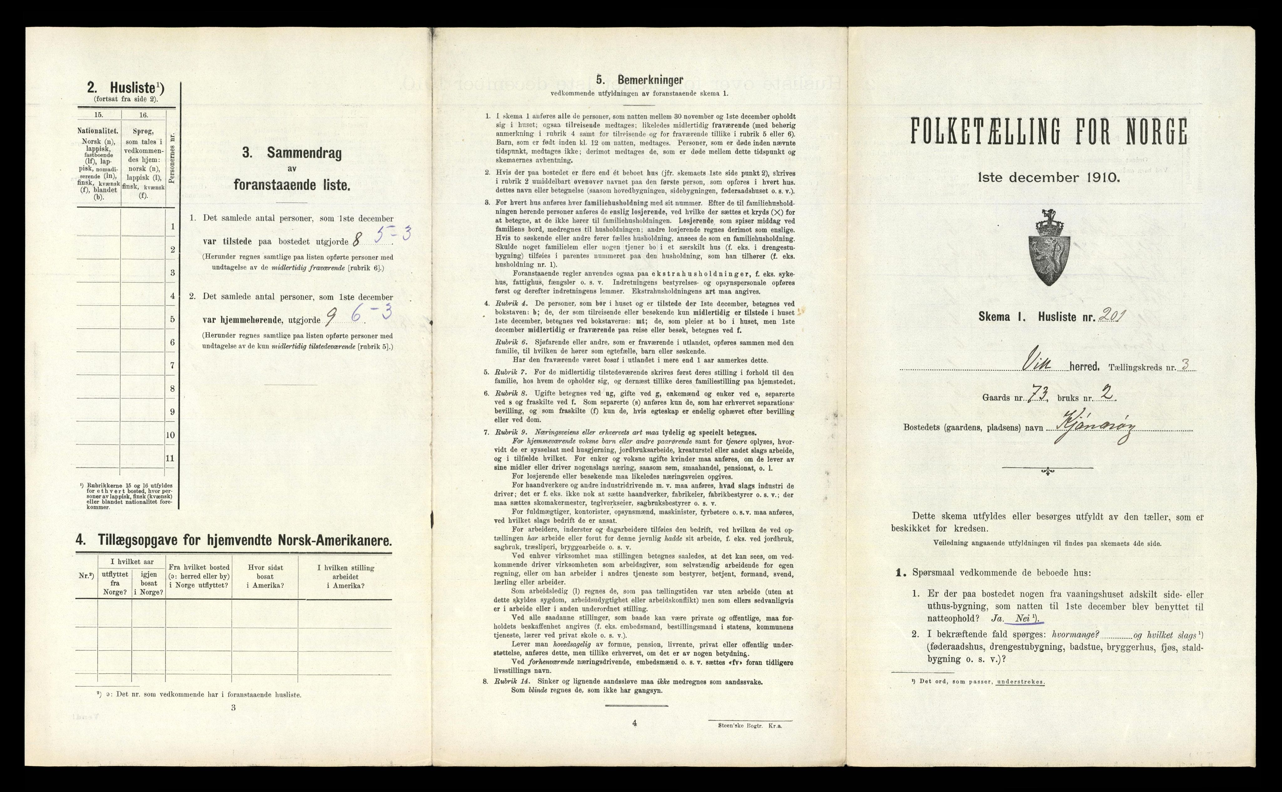 RA, Folketelling 1910 for 1812 Vik herred, 1910, s. 640