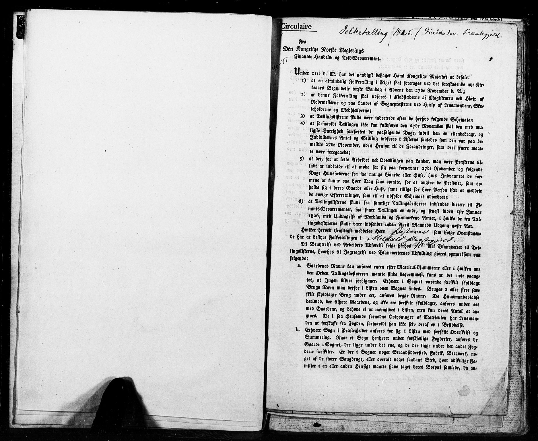 , Folketelling 1825 for 1636P Meldal prestegjeld, 1825, s. 2