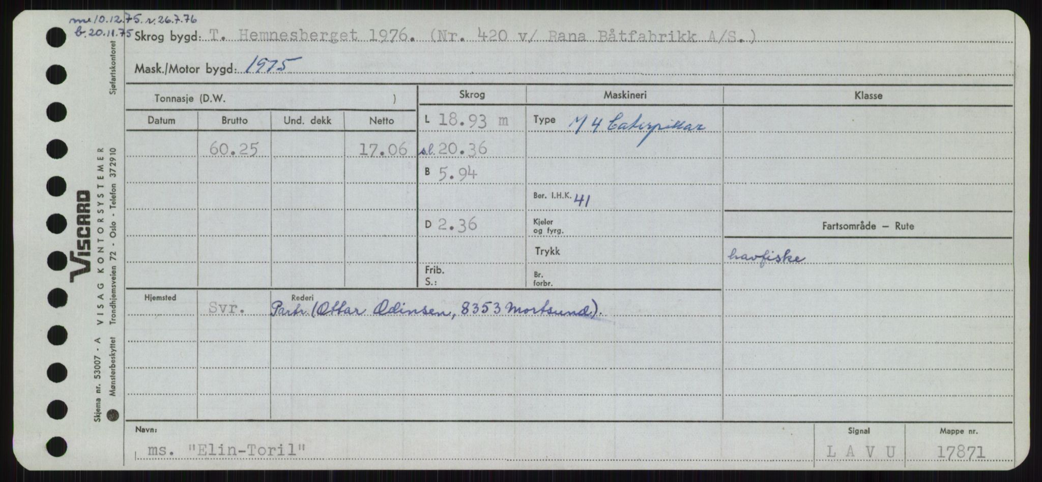 Sjøfartsdirektoratet med forløpere, Skipsmålingen, AV/RA-S-1627/H/Ha/L0002/0001: Fartøy, Eik-Hill / Fartøy, Eik-F, s. 103
