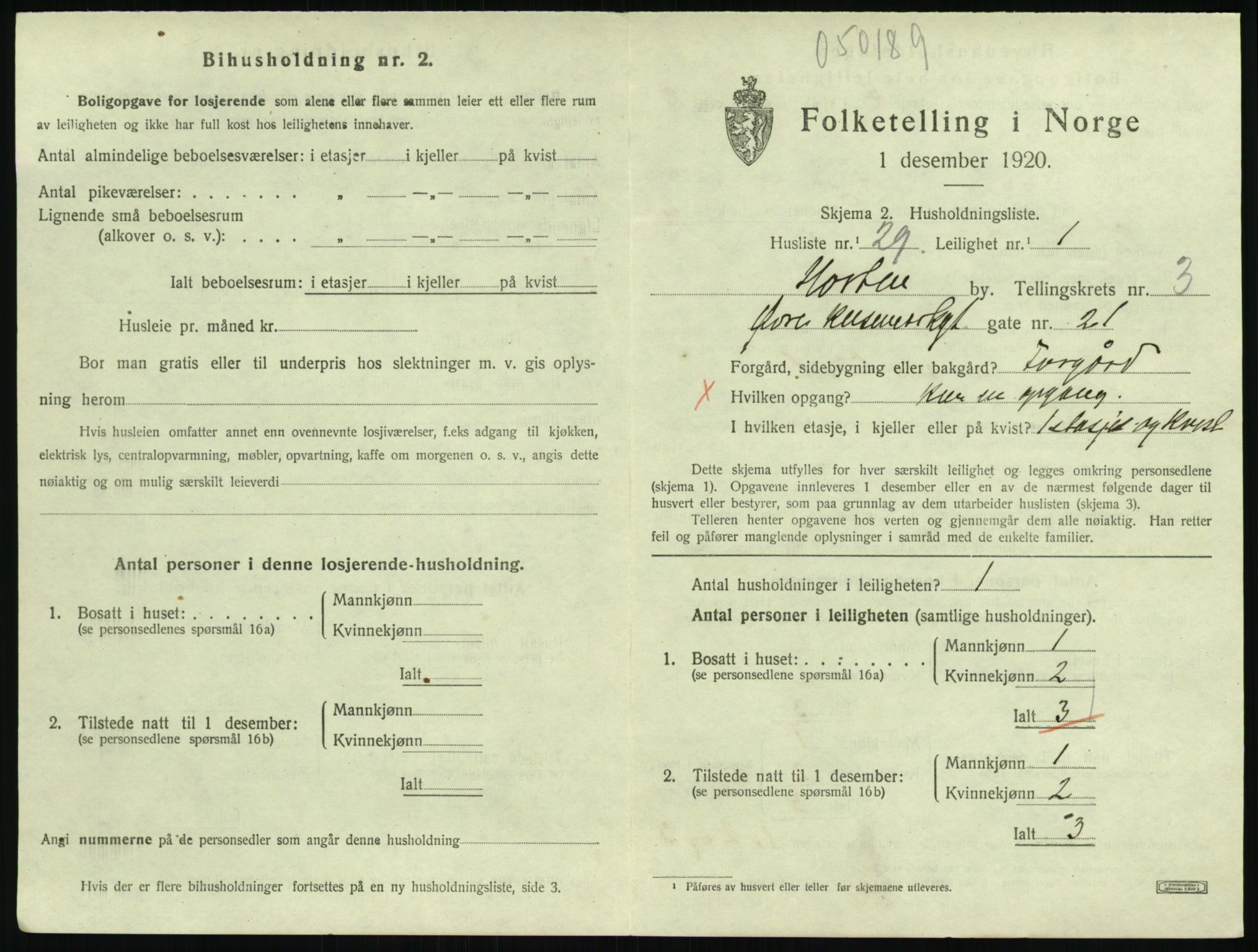 SAKO, Folketelling 1920 for 0703 Horten kjøpstad, 1920, s. 4223