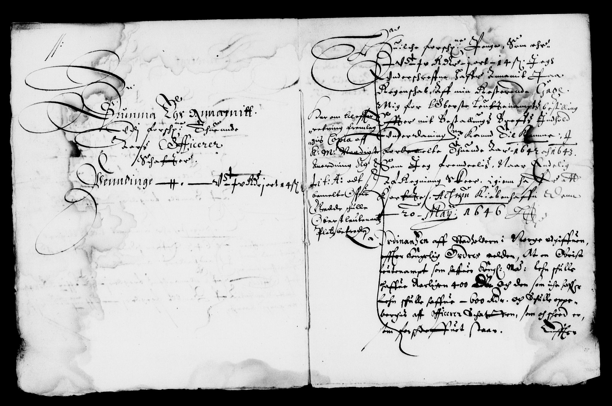Rentekammeret inntil 1814, Reviderte regnskaper, Lensregnskaper, AV/RA-EA-5023/R/Rb/Rbp/L0030: Bratsberg len, 1643-1645