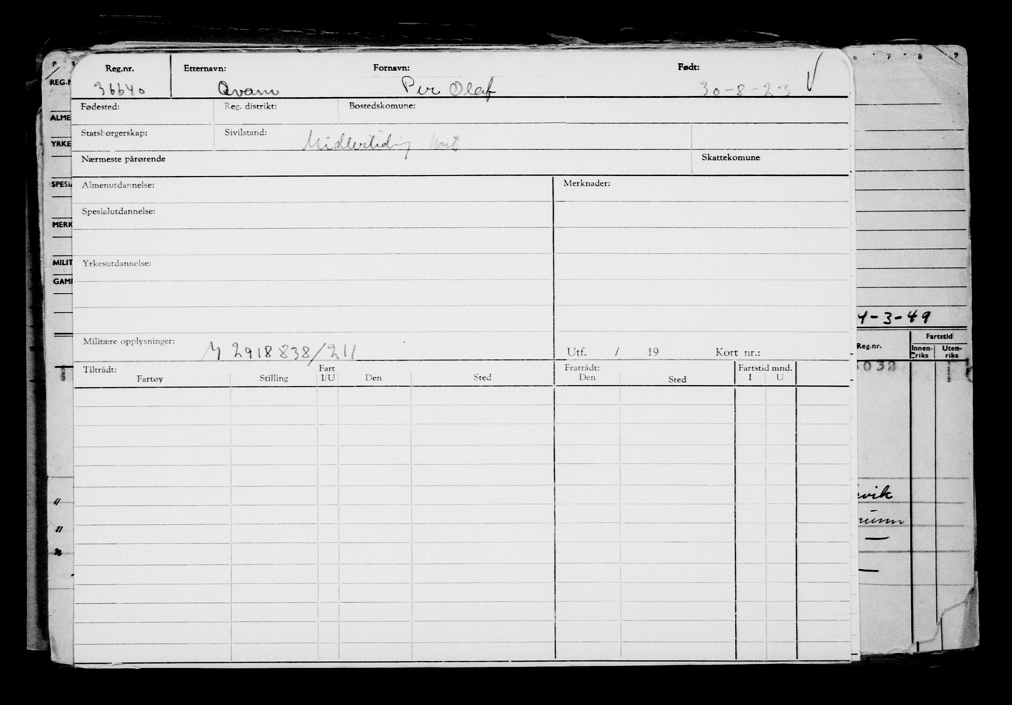 Direktoratet for sjømenn, AV/RA-S-3545/G/Gb/L0222: Hovedkort, 1923, s. 426