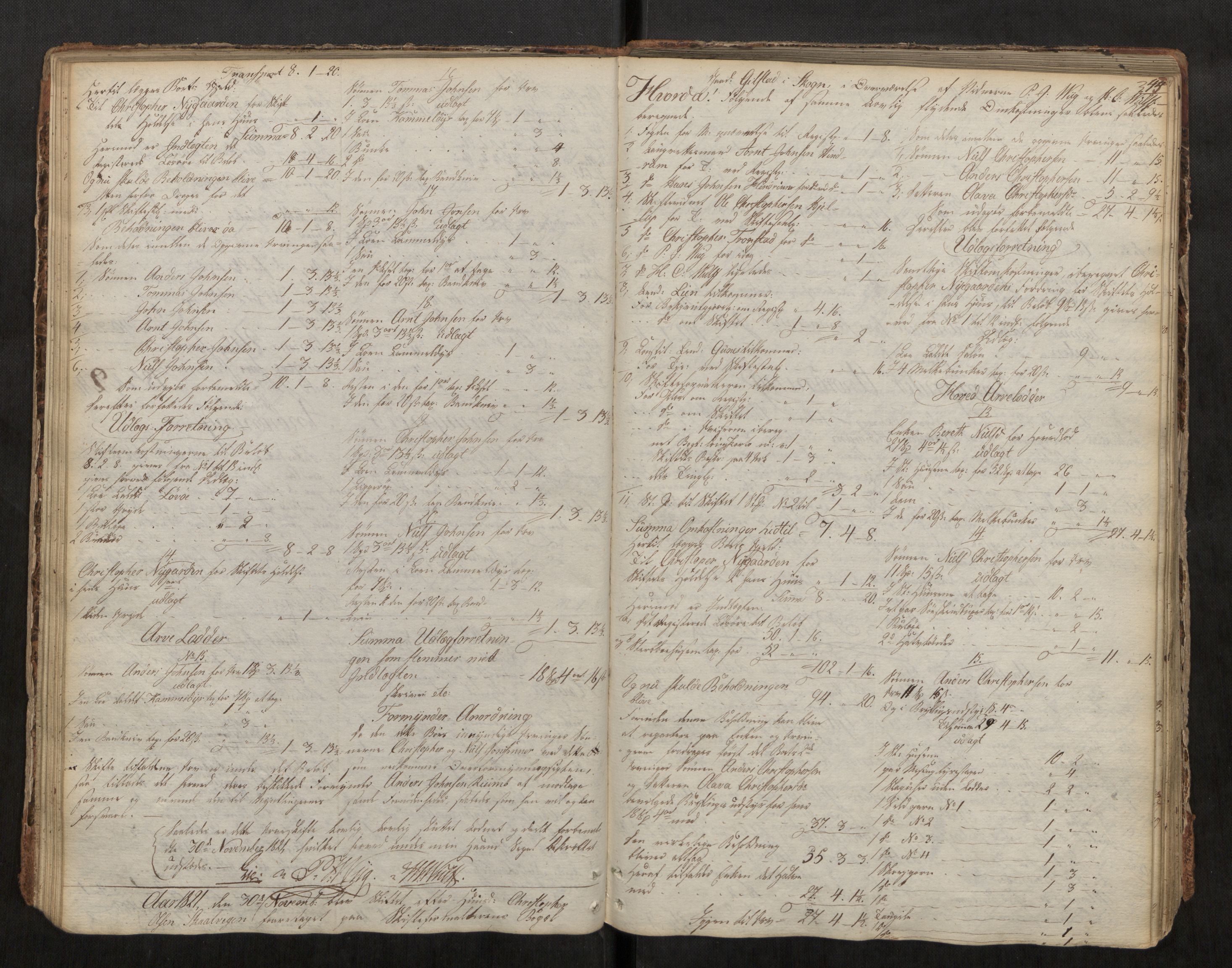 Stjør- og Verdal sorenskriveri, AV/SAT-A-4167/1/3/3A/L0032: Skifteprotokoll 27, 1818-1836, s. 45