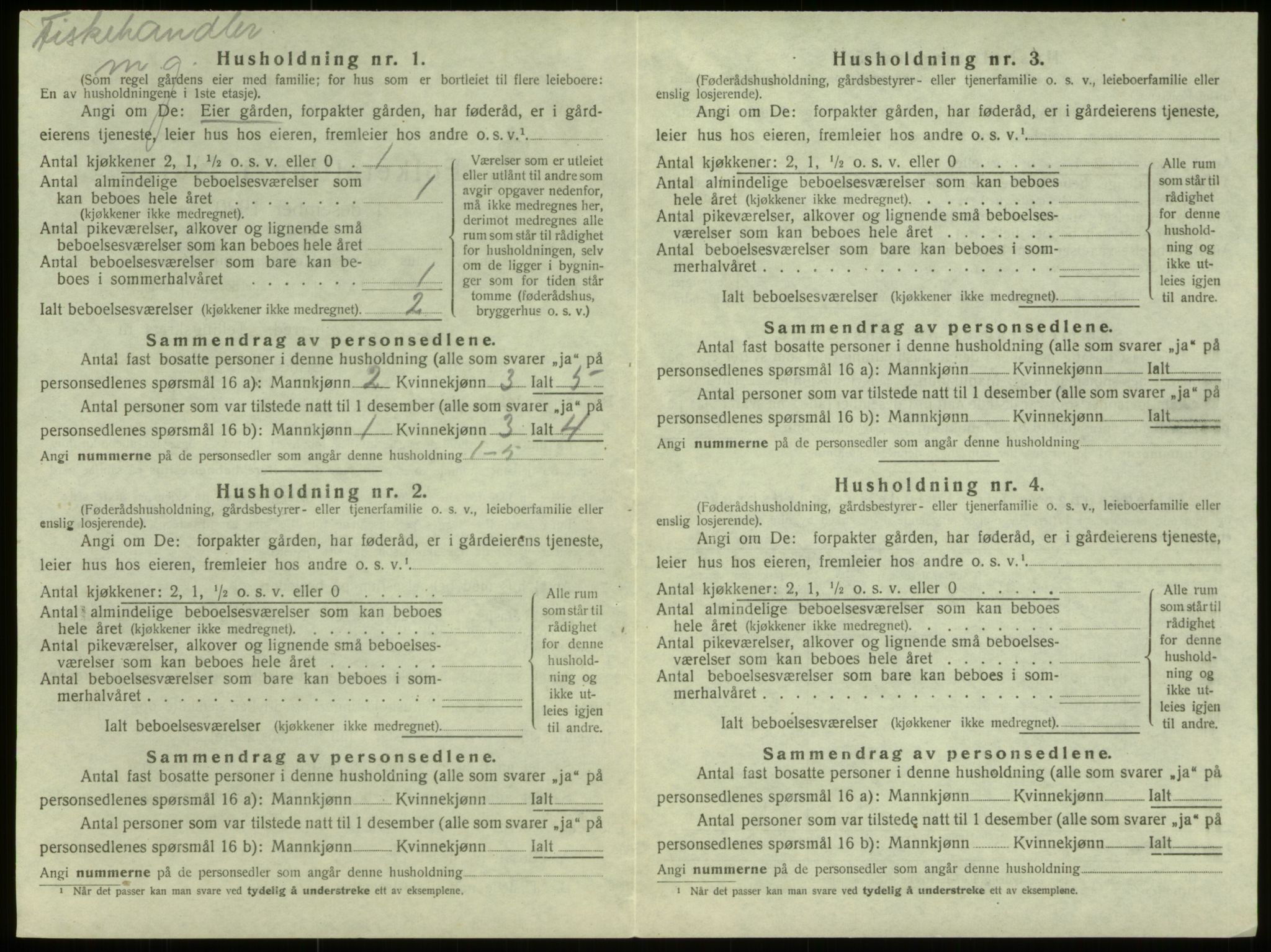 SAB, Folketelling 1920 for 1441 Selje herred, 1920, s. 1025