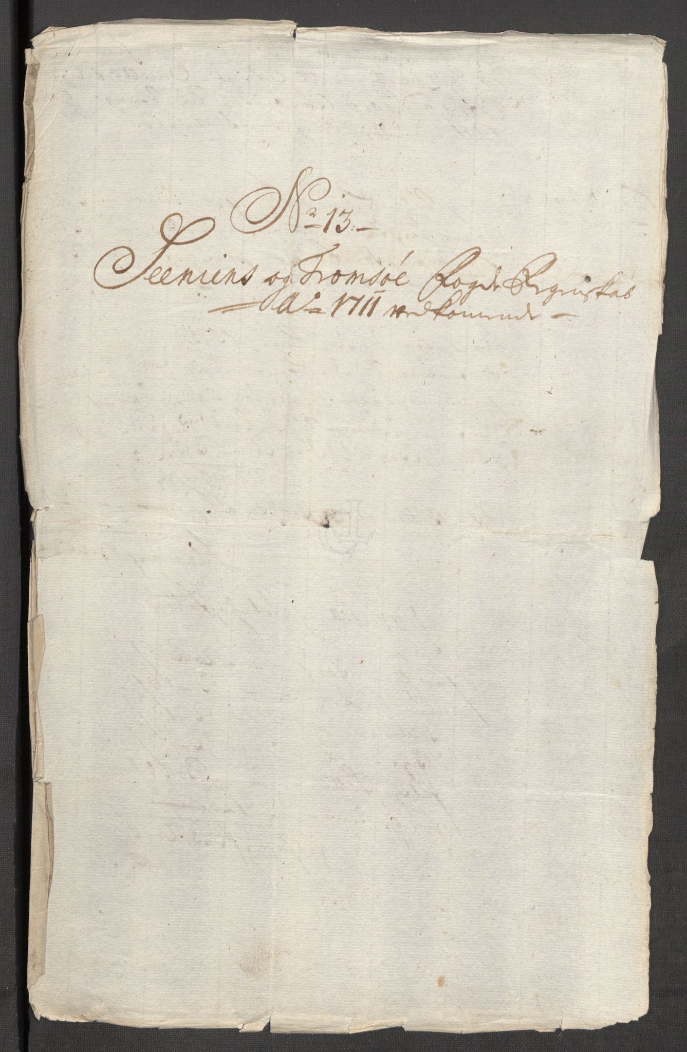 Rentekammeret inntil 1814, Reviderte regnskaper, Fogderegnskap, AV/RA-EA-4092/R68/L4758: Fogderegnskap Senja og Troms, 1711-1712, s. 98