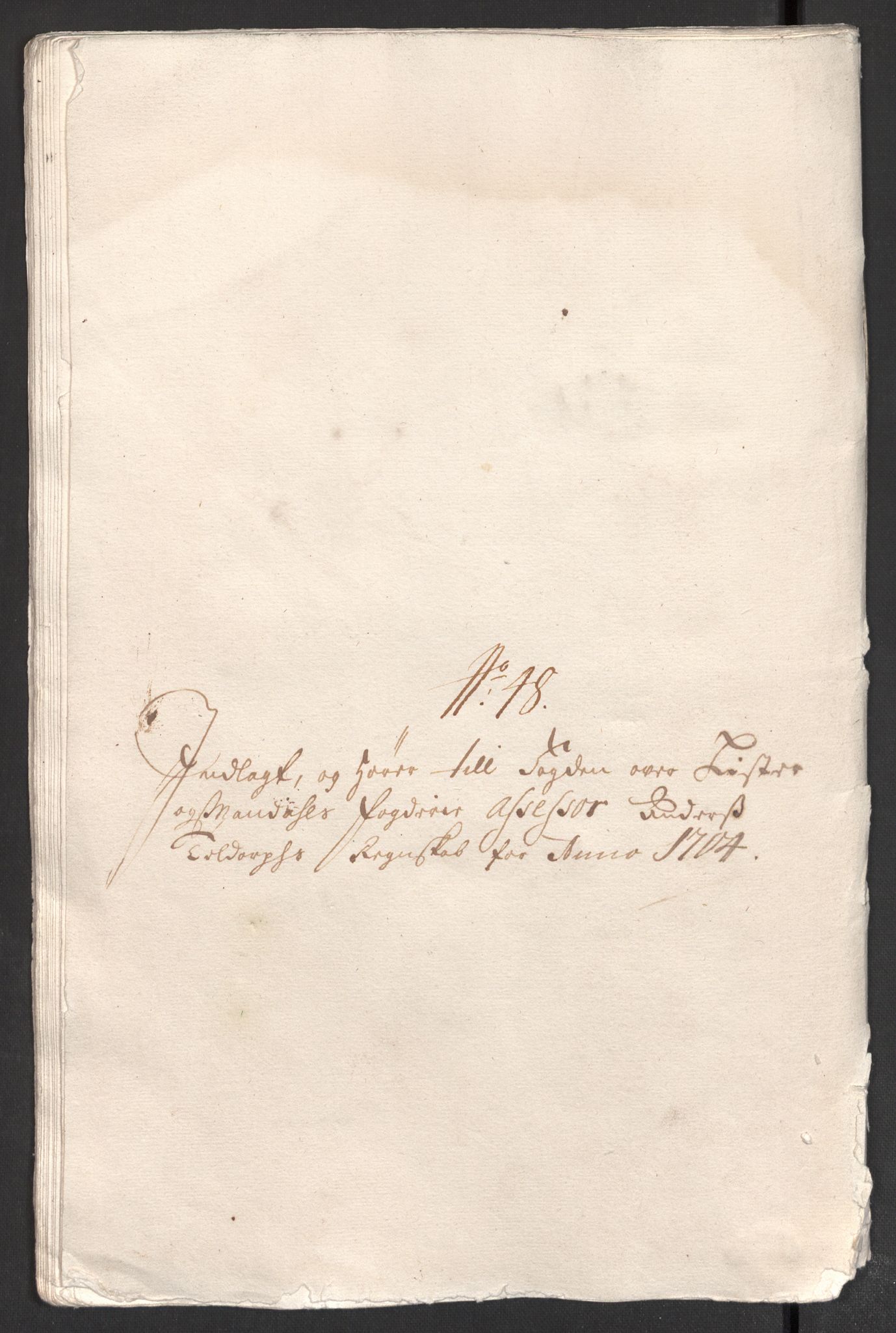 Rentekammeret inntil 1814, Reviderte regnskaper, Fogderegnskap, RA/EA-4092/R43/L2550: Fogderegnskap Lista og Mandal, 1703-1704, s. 409