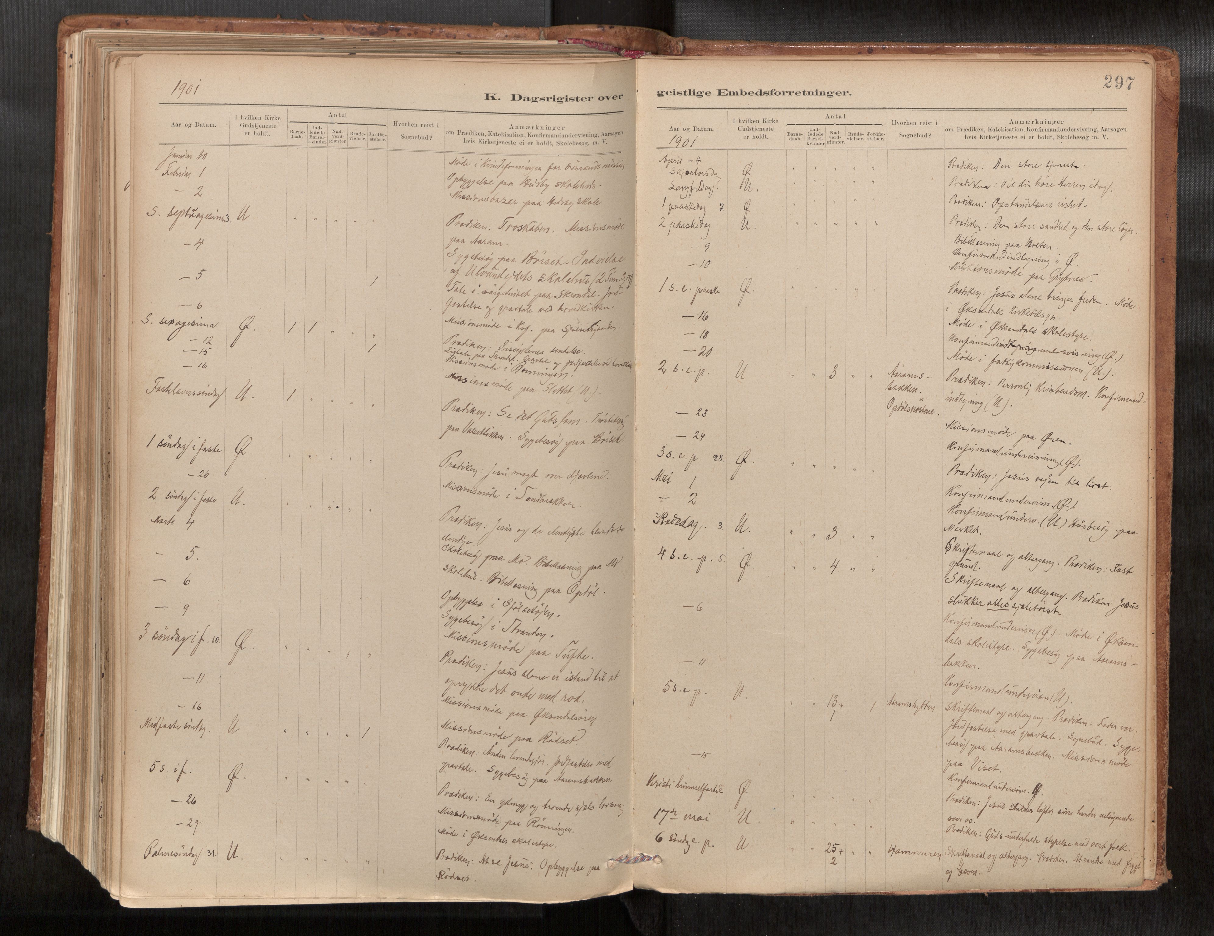 Ministerialprotokoller, klokkerbøker og fødselsregistre - Møre og Romsdal, AV/SAT-A-1454/588/L1006: Ministerialbok nr. 588A03, 1886-1912, s. 297