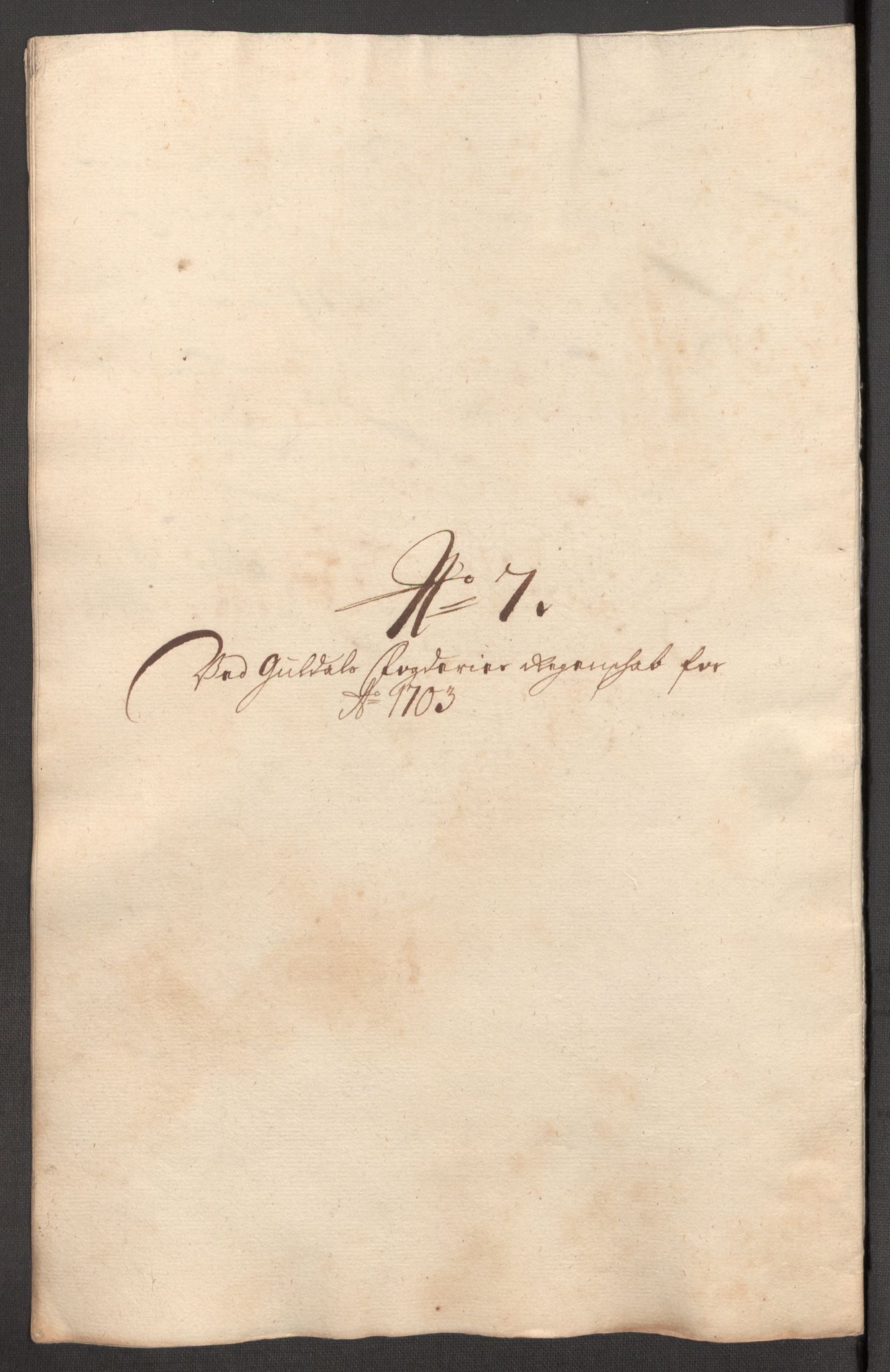 Rentekammeret inntil 1814, Reviderte regnskaper, Fogderegnskap, RA/EA-4092/R60/L3953: Fogderegnskap Orkdal og Gauldal, 1703, s. 338
