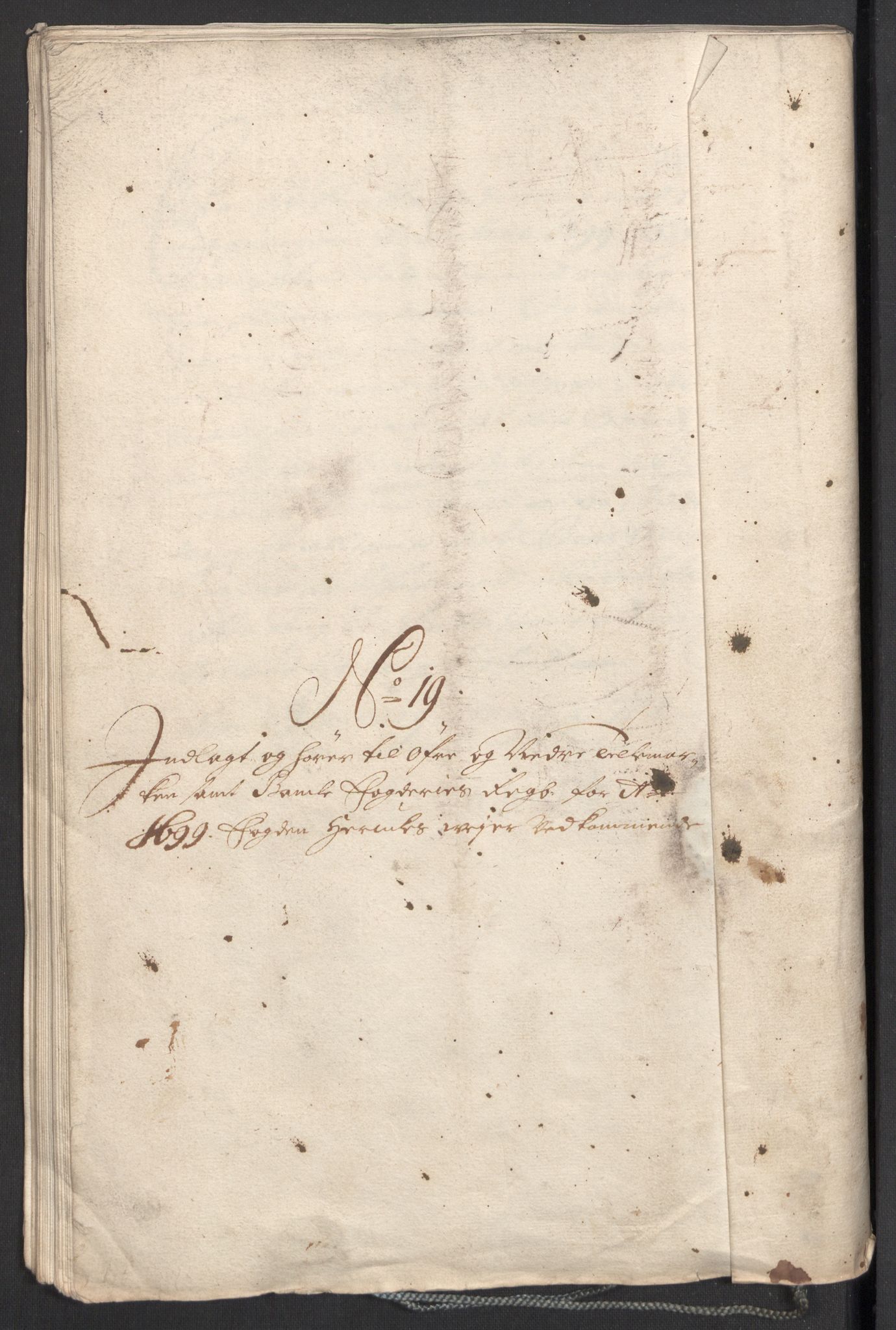 Rentekammeret inntil 1814, Reviderte regnskaper, Fogderegnskap, AV/RA-EA-4092/R36/L2101: Fogderegnskap Øvre og Nedre Telemark og Bamble, 1699, s. 301